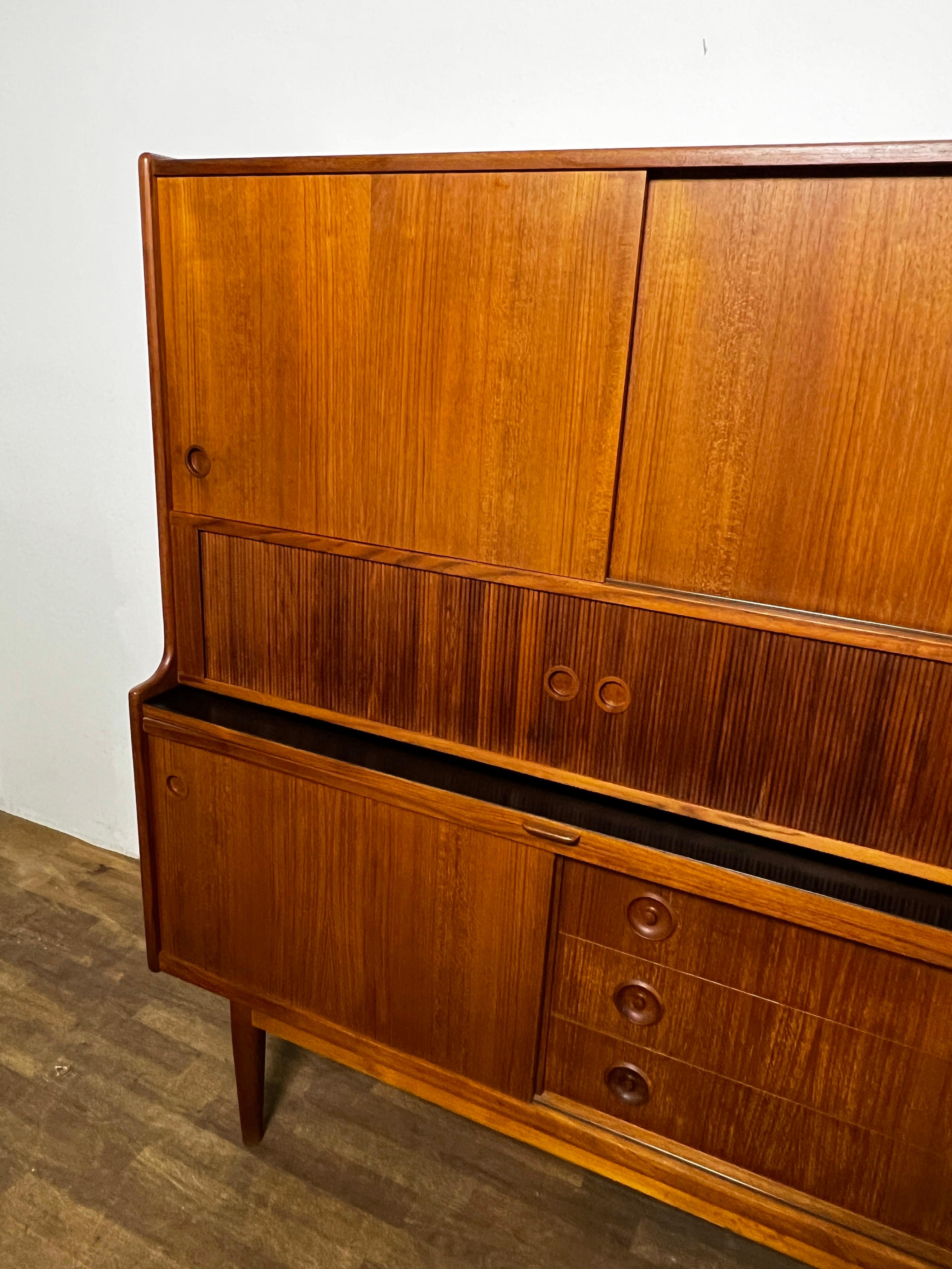 Scandinavian Modern Danish Teak Credenza Attributed to Johannes Anderson, Circa 1960s