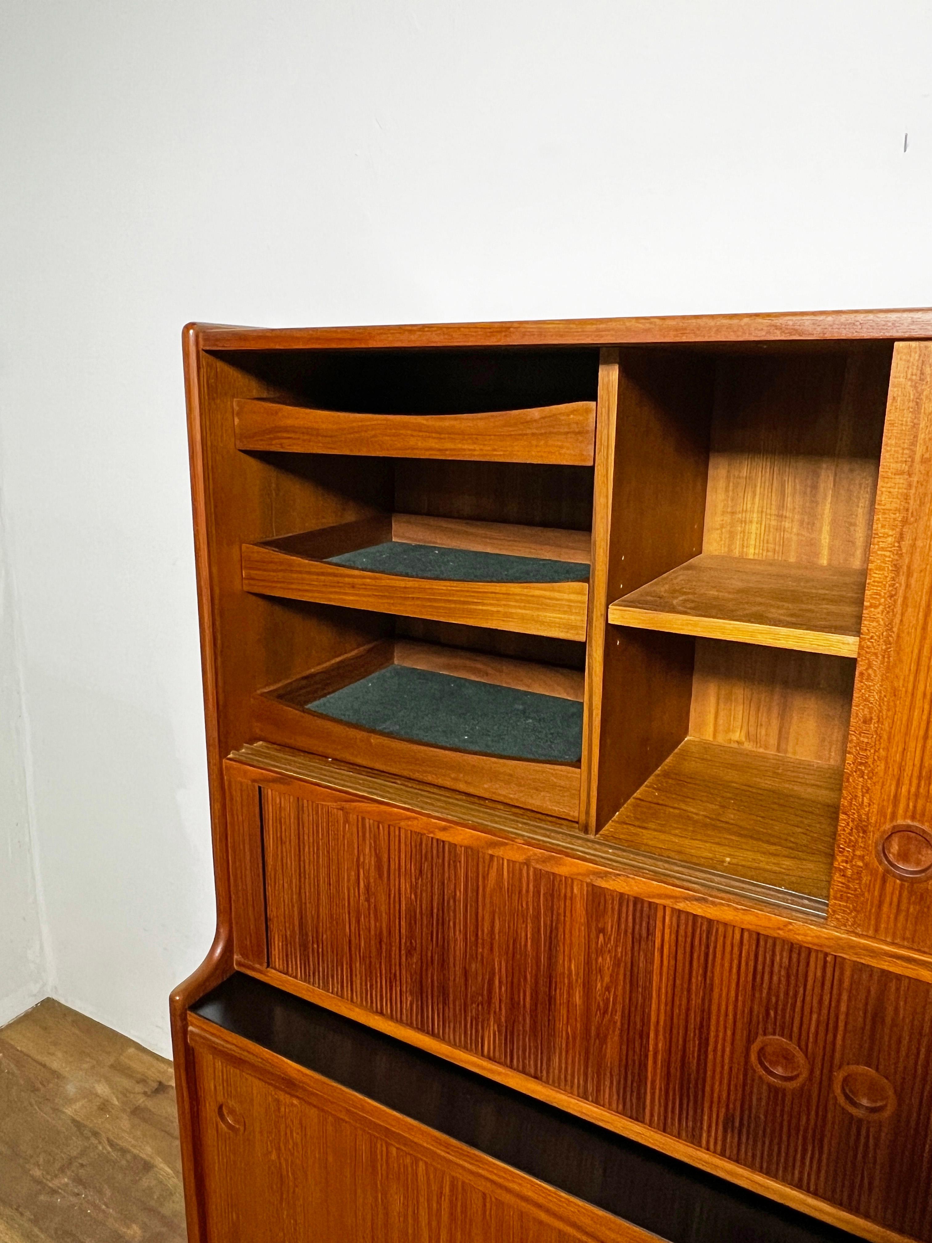 Danish Teak Credenza Attributed to Johannes Anderson, Circa 1960s 1