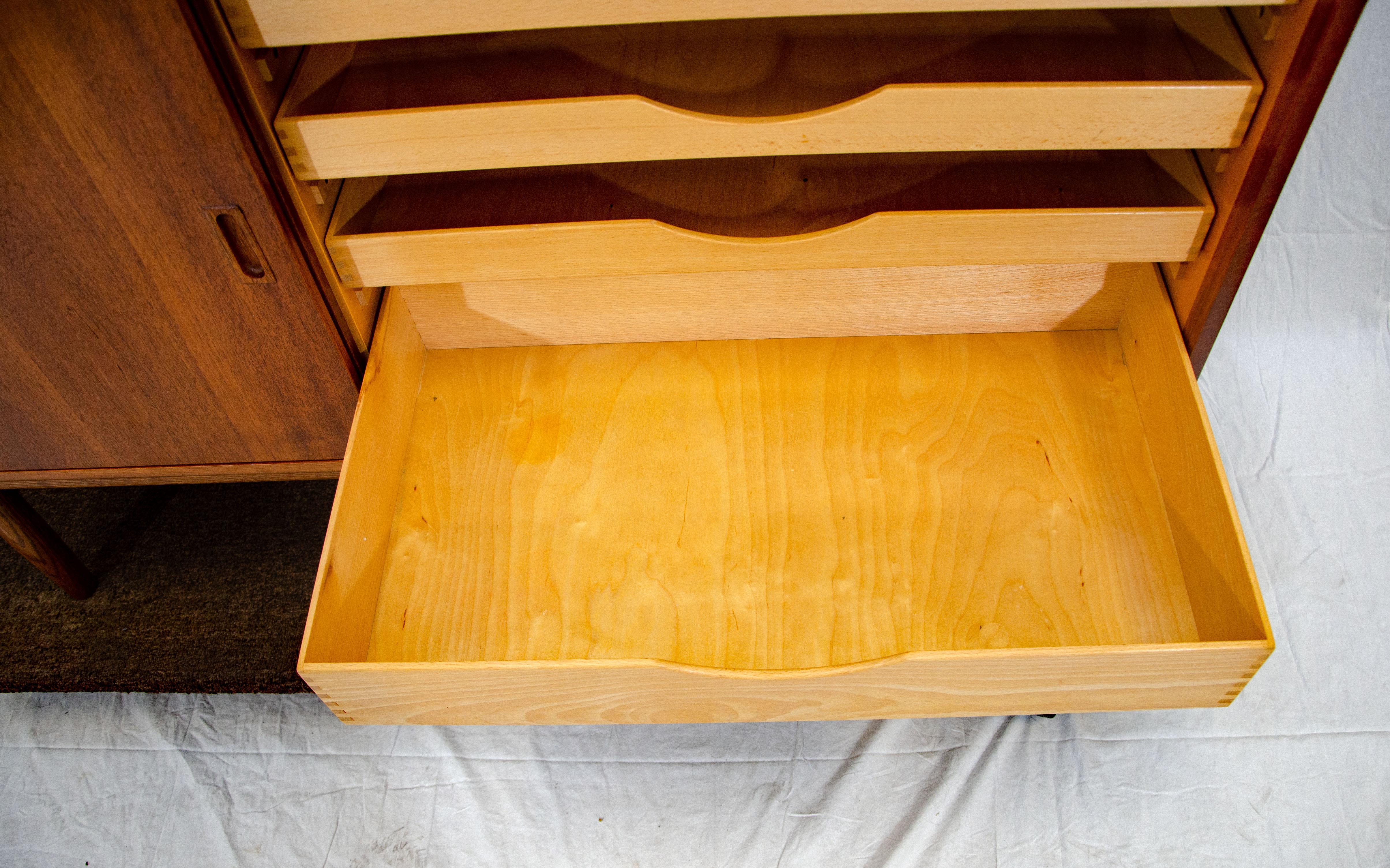 Oak Danish Teak Credenza, Børge Mogensen for A/S Søborg Møbelfabrik 'Søborg Møbler'