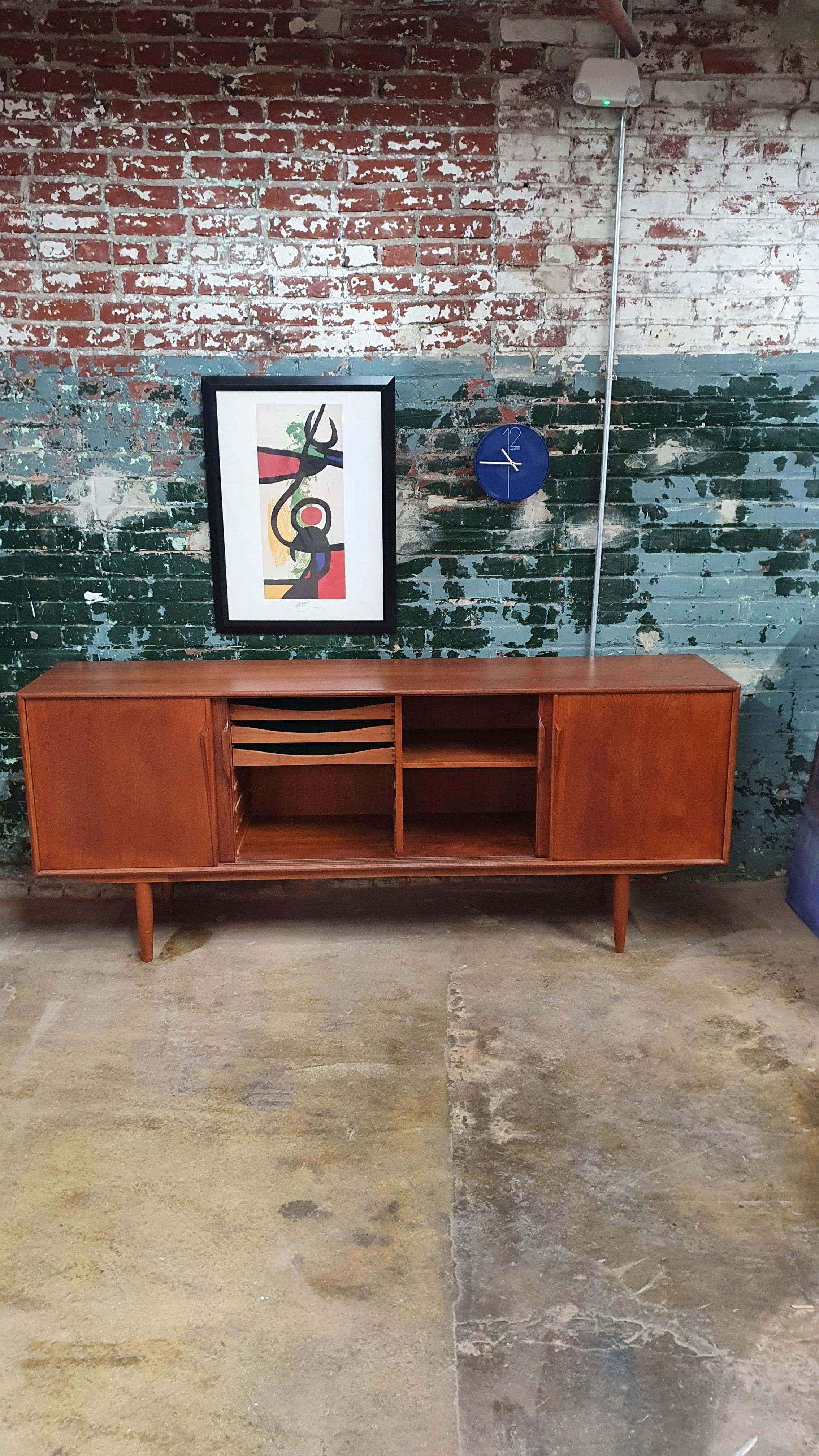 Danish Teak Credenza by Axel Christiansen for ACO Mobler 1