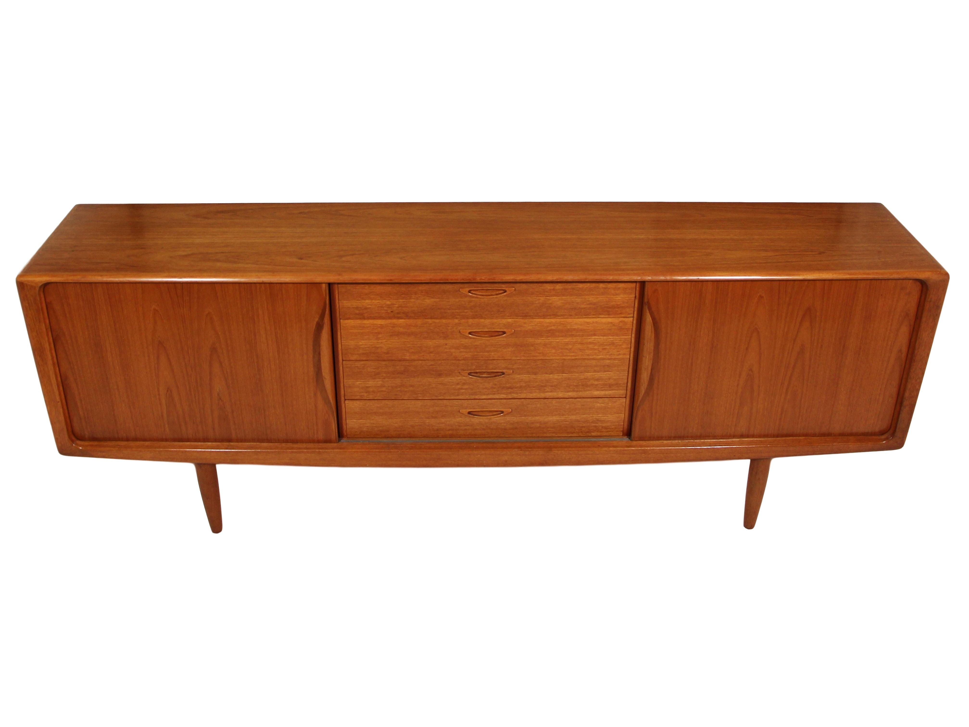 Danish Teak Credenza by Bramin For Sale 1