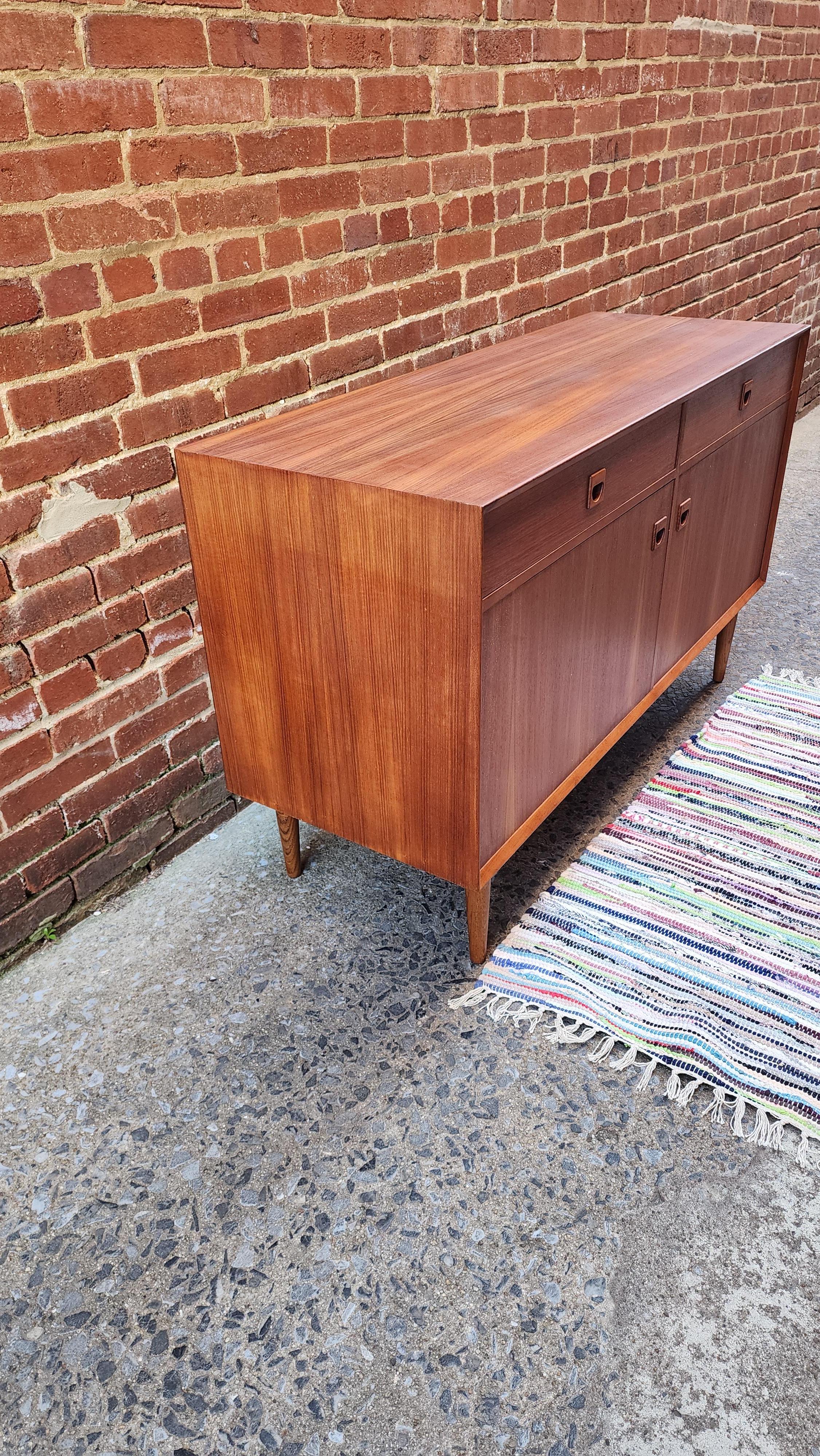 Danish Teak Credenza by E. Brouer 1