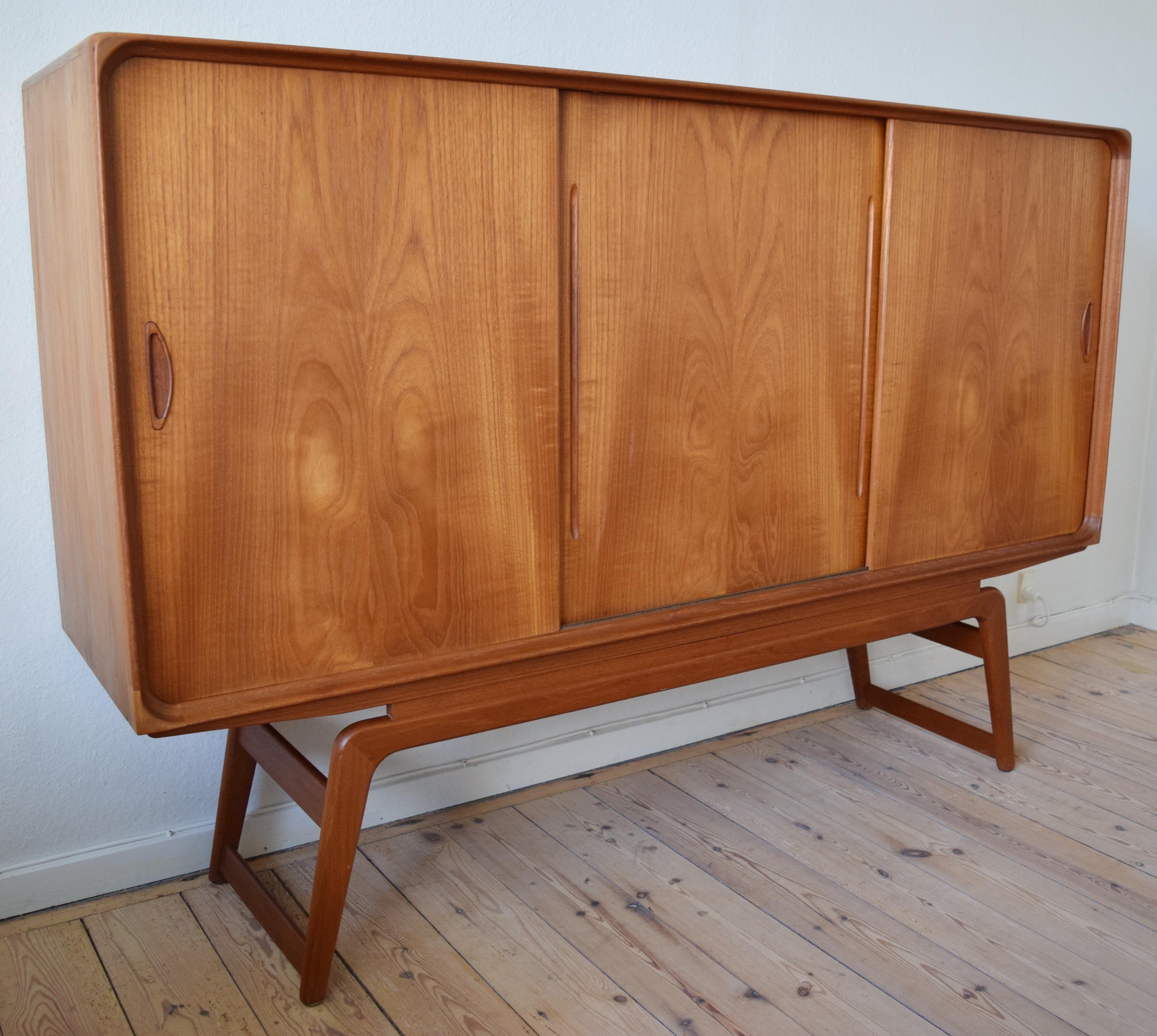 Mid-20th Century Danish Teak Credenza from Clausen & Son, 1950s
