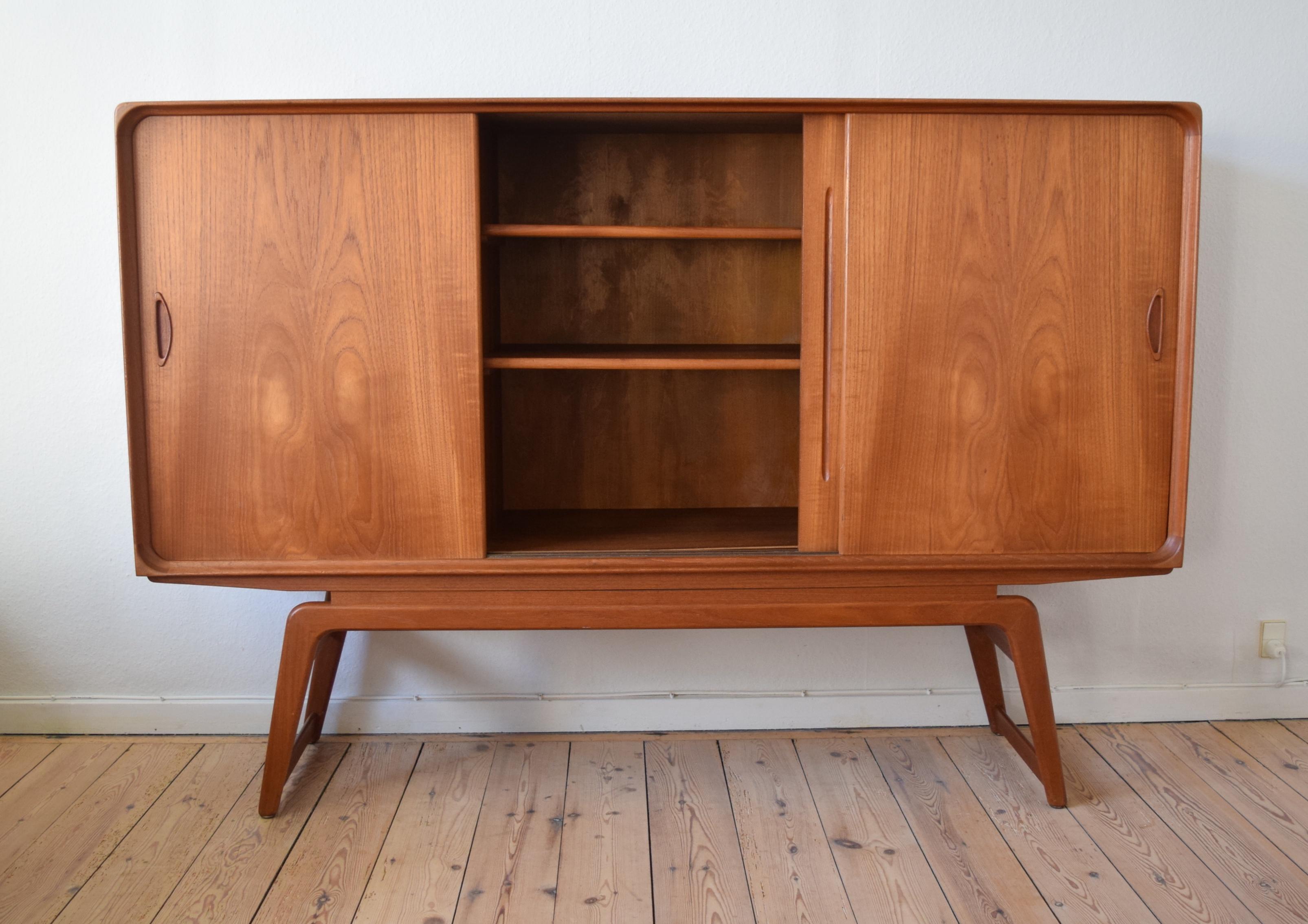 Danish Teak Credenza from Clausen & Son, 1950s 1
