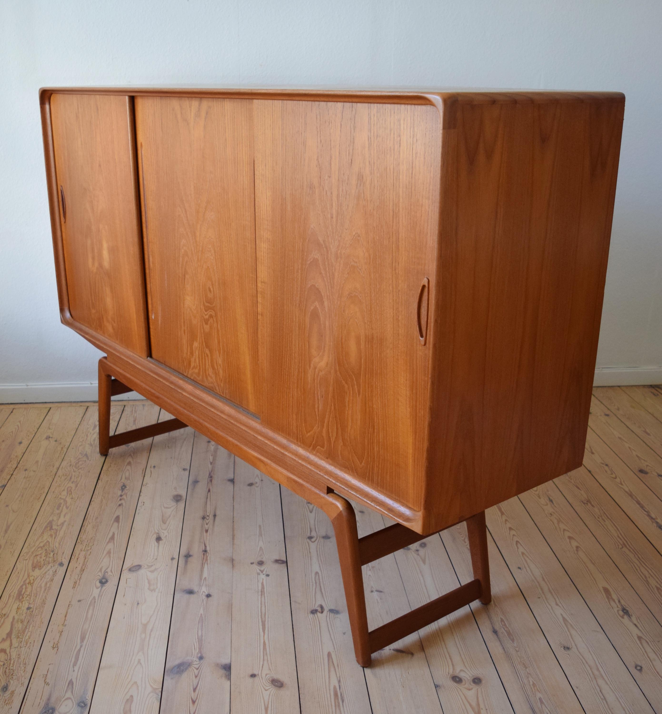 Danish Teak Credenza from Clausen & Son, 1950s 3