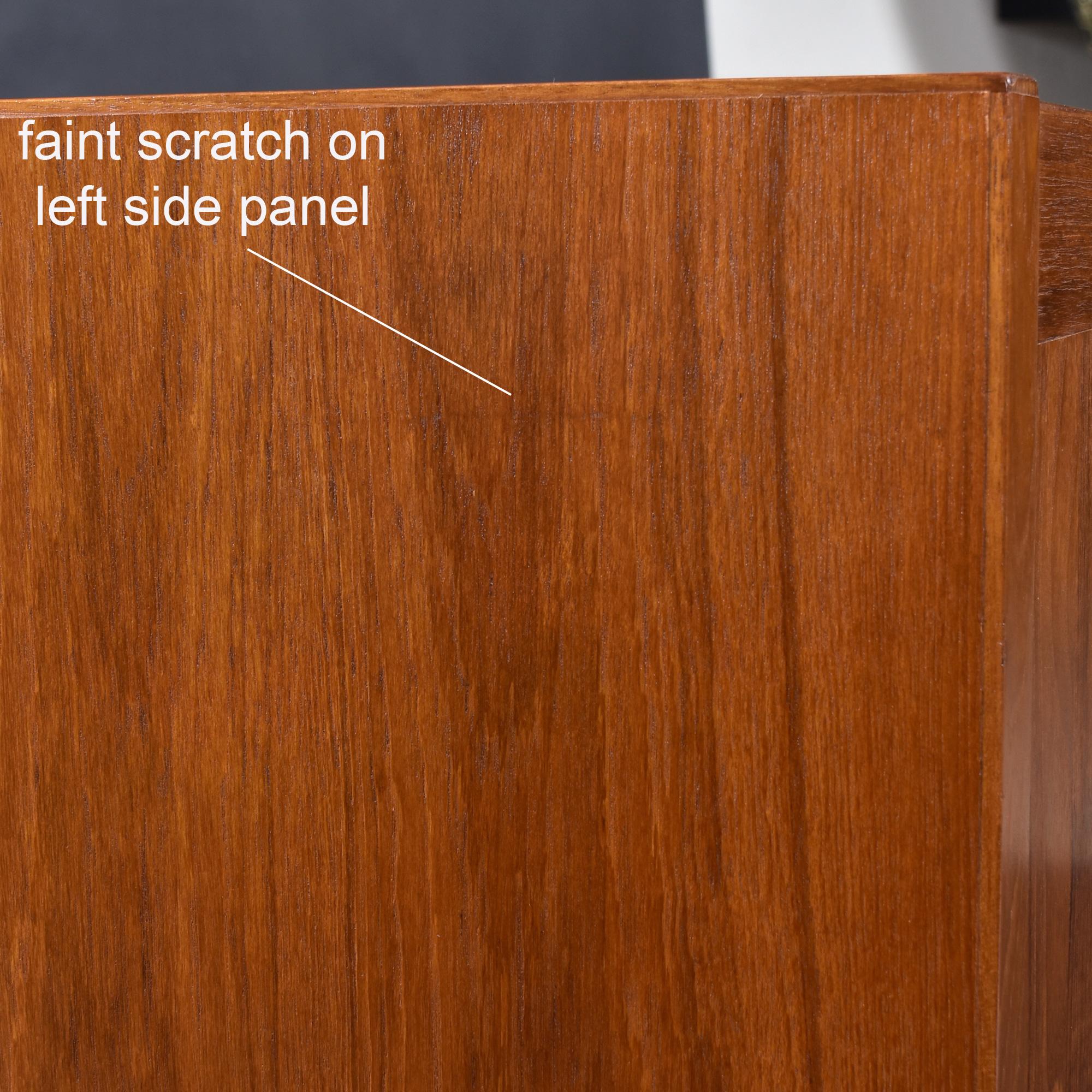 Danish Teak Credenza Media Cabinet by Dyrlund For Sale 4