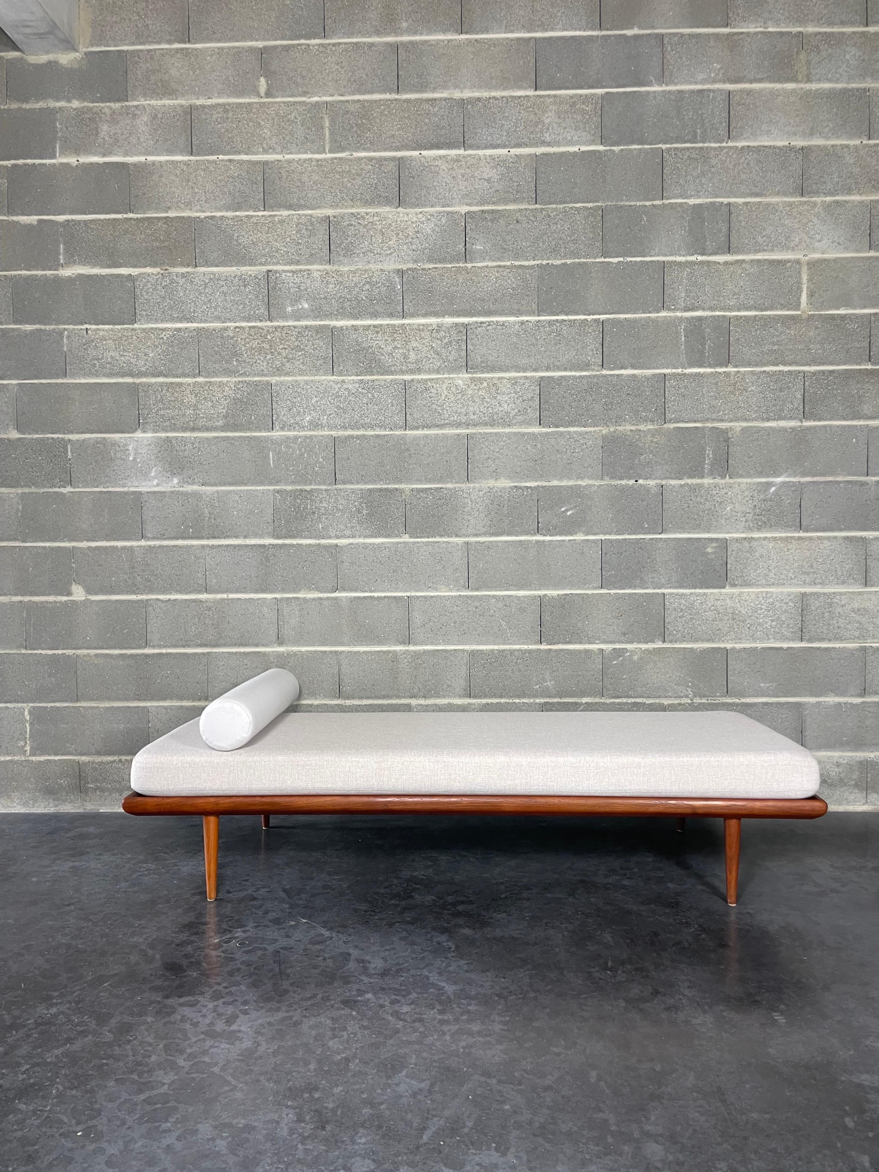 20th Century Danish Teak Daybed and Sofa Model Minerva by Peter Hvidt & Orla Mølgaard 50s For Sale