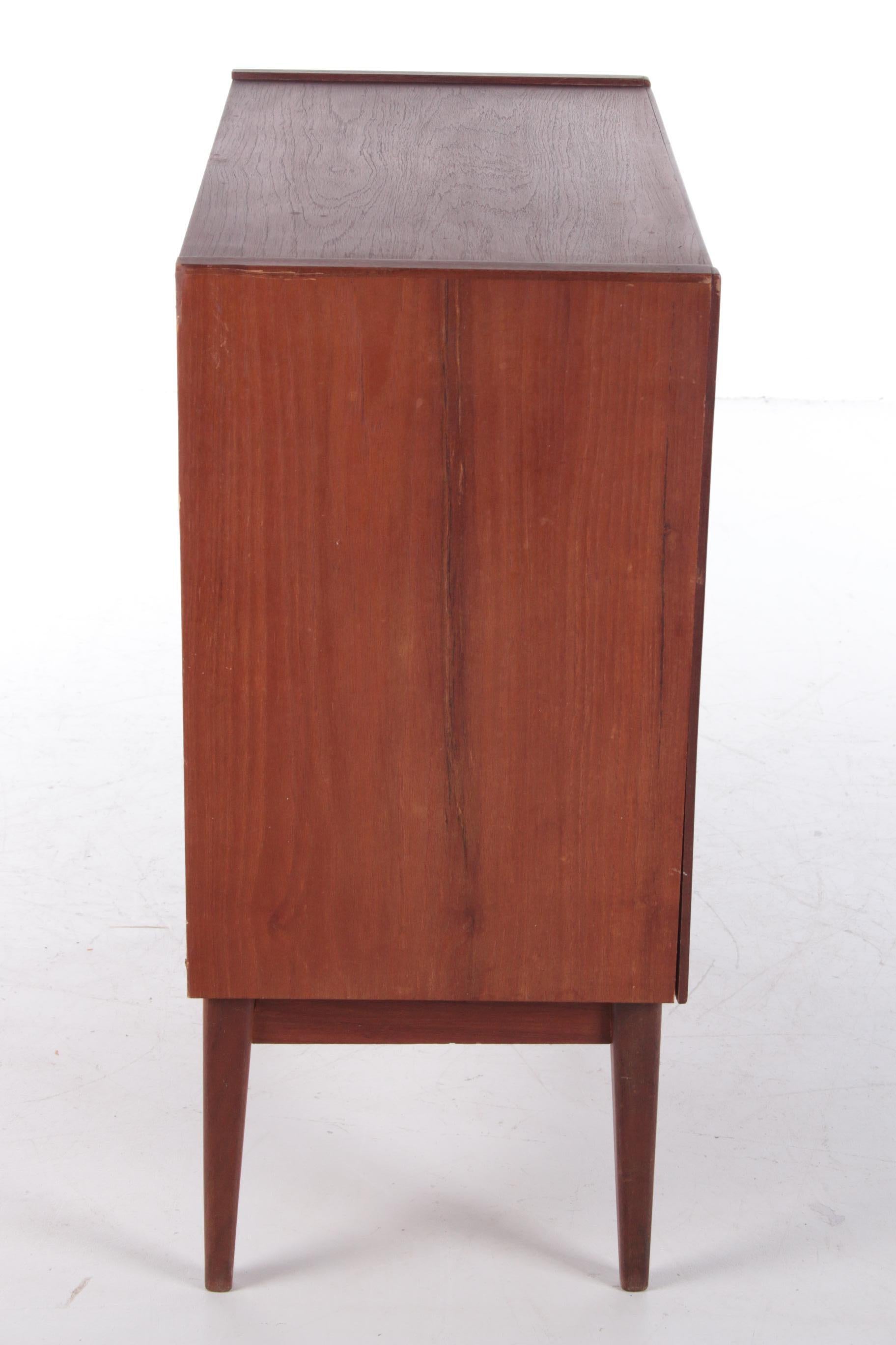 Mid-20th Century Danish Teak Designer Chest of Drawers with Four Drawers, 1960s
