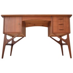 Danish Teak Desk, 1960s