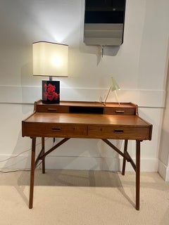 Danish teak desk by Arne Wahl Iversen for Vinde Møbelfabrik 1960