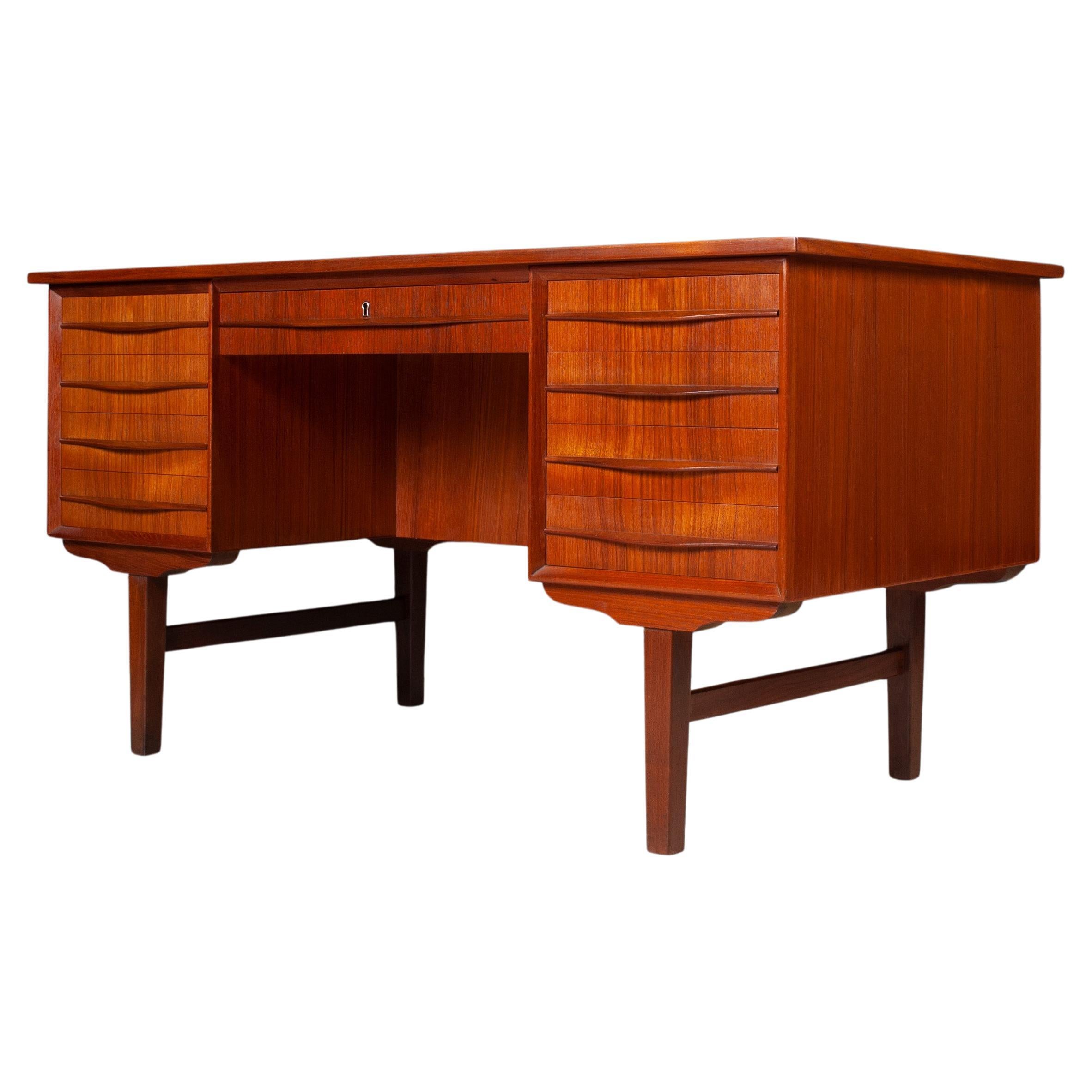 Danish Modern Teak RollTop Desk at 1stDibs danish roll top desk