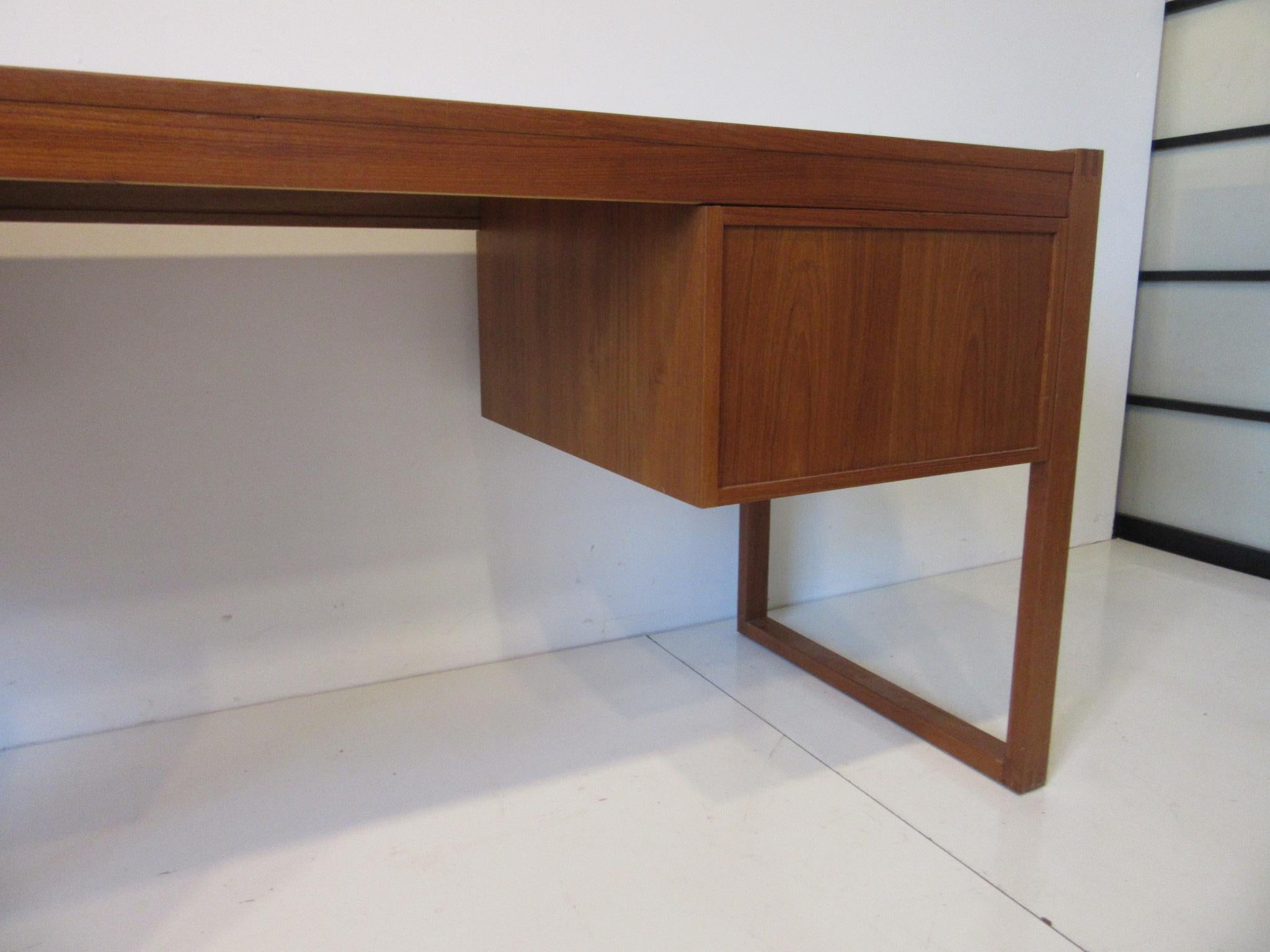 Danish Teak Desk in the Style of Henning Jensen / Torben 5