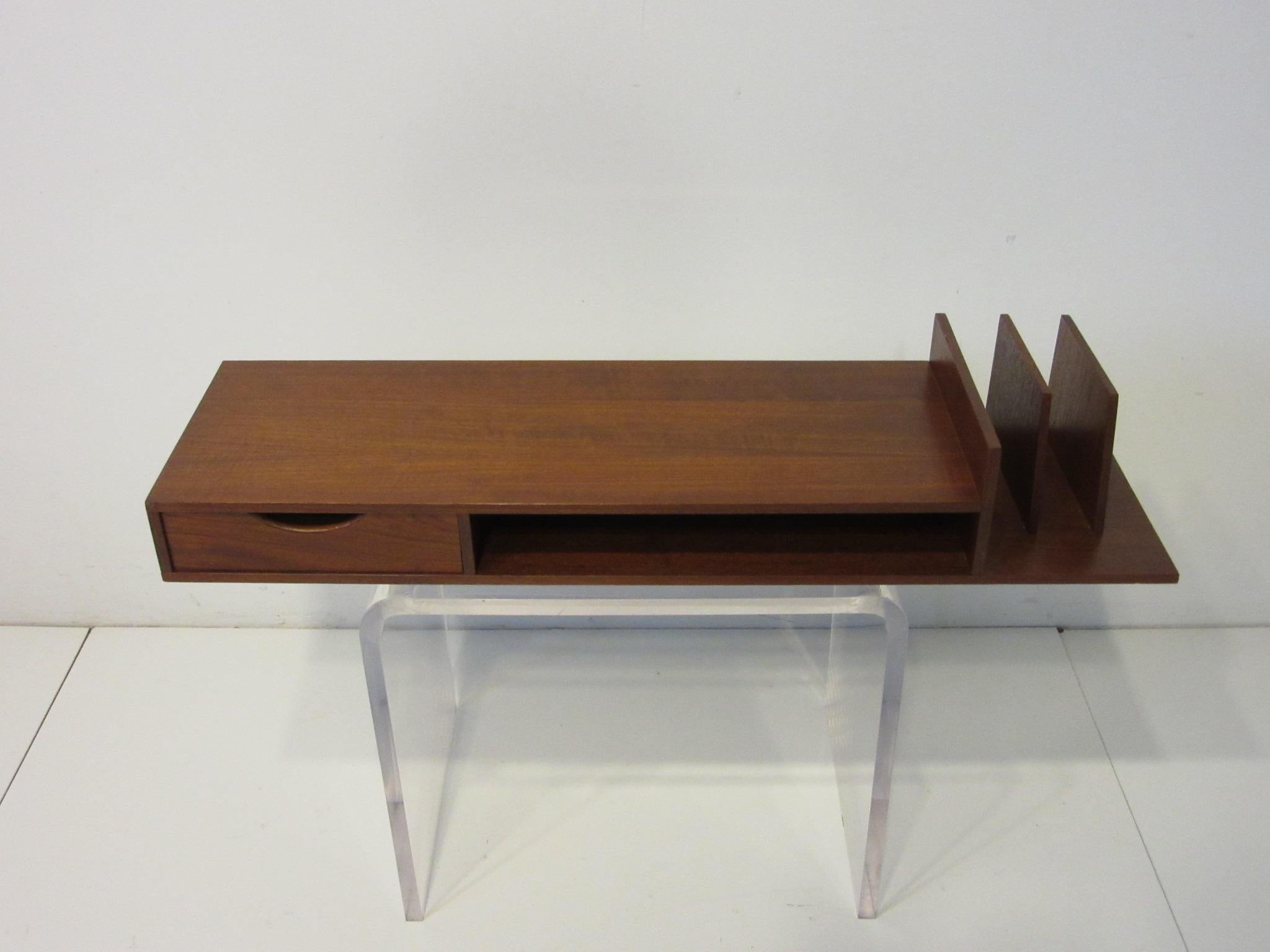 Danish Teak Desk Organizer 5