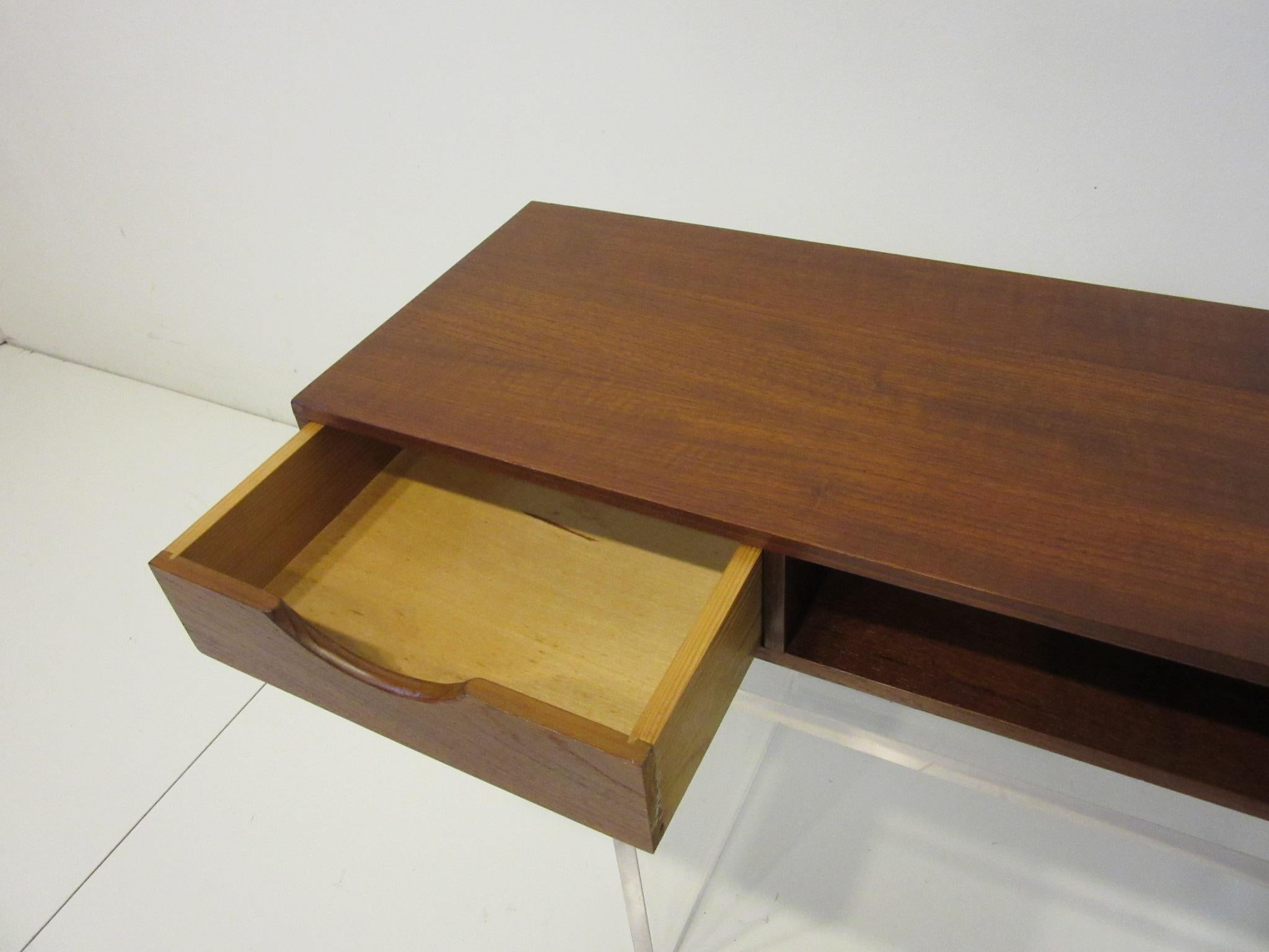 Danish Teak Desk Organizer 1