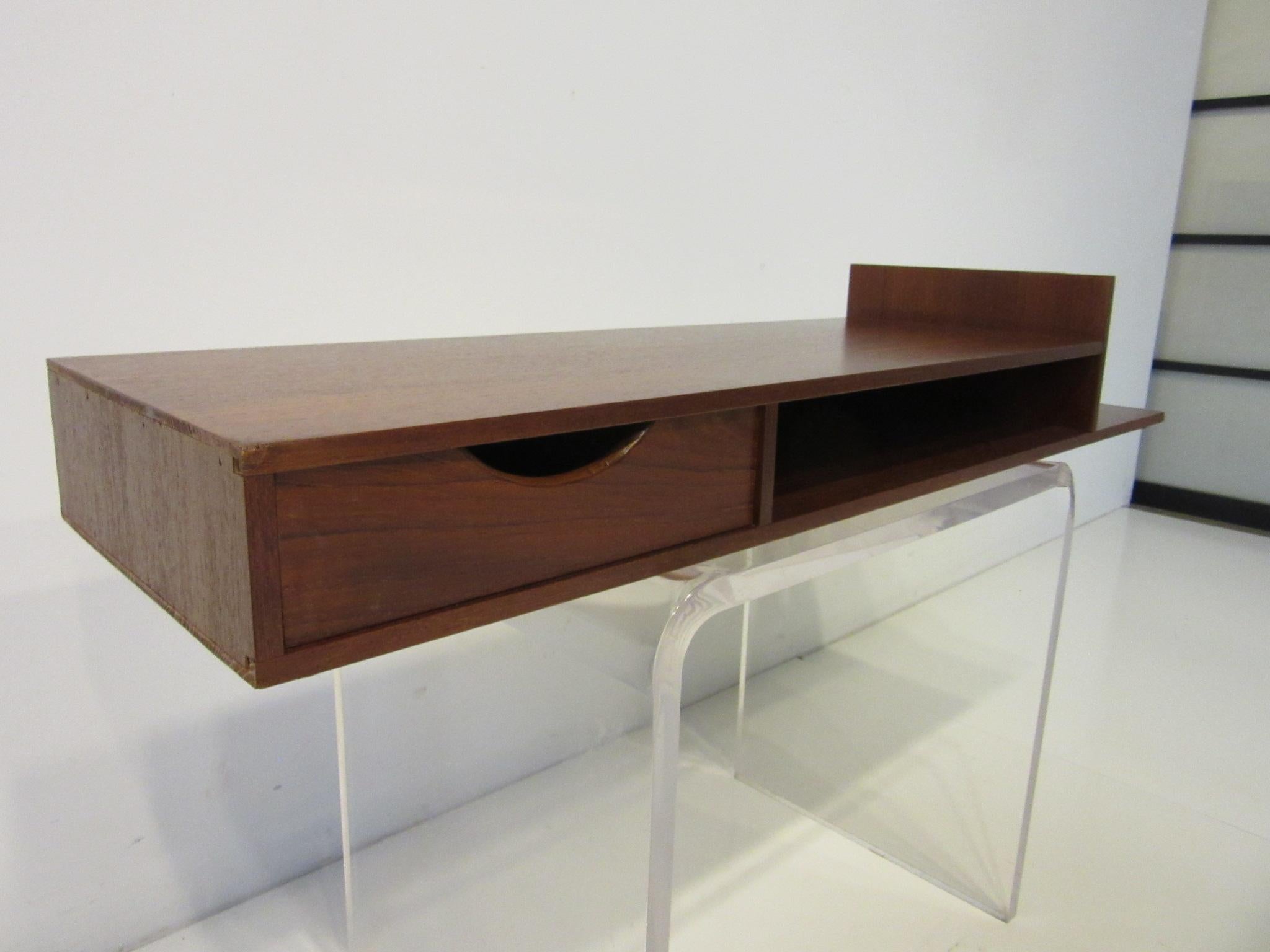 Danish Teak Desk Organizer 3