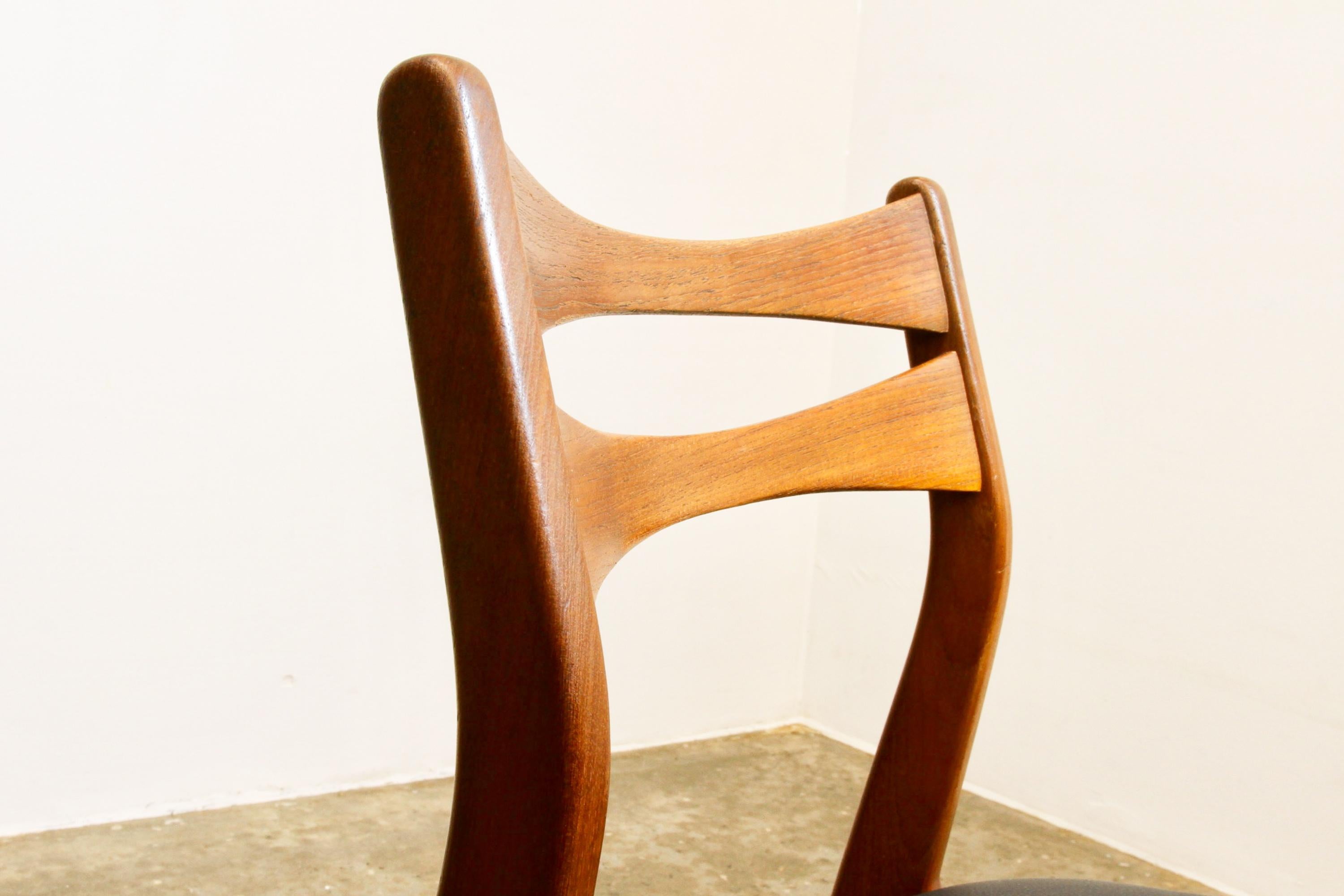 Mid-20th Century Danish Teak Dining Chairs 1960s Set of 4
