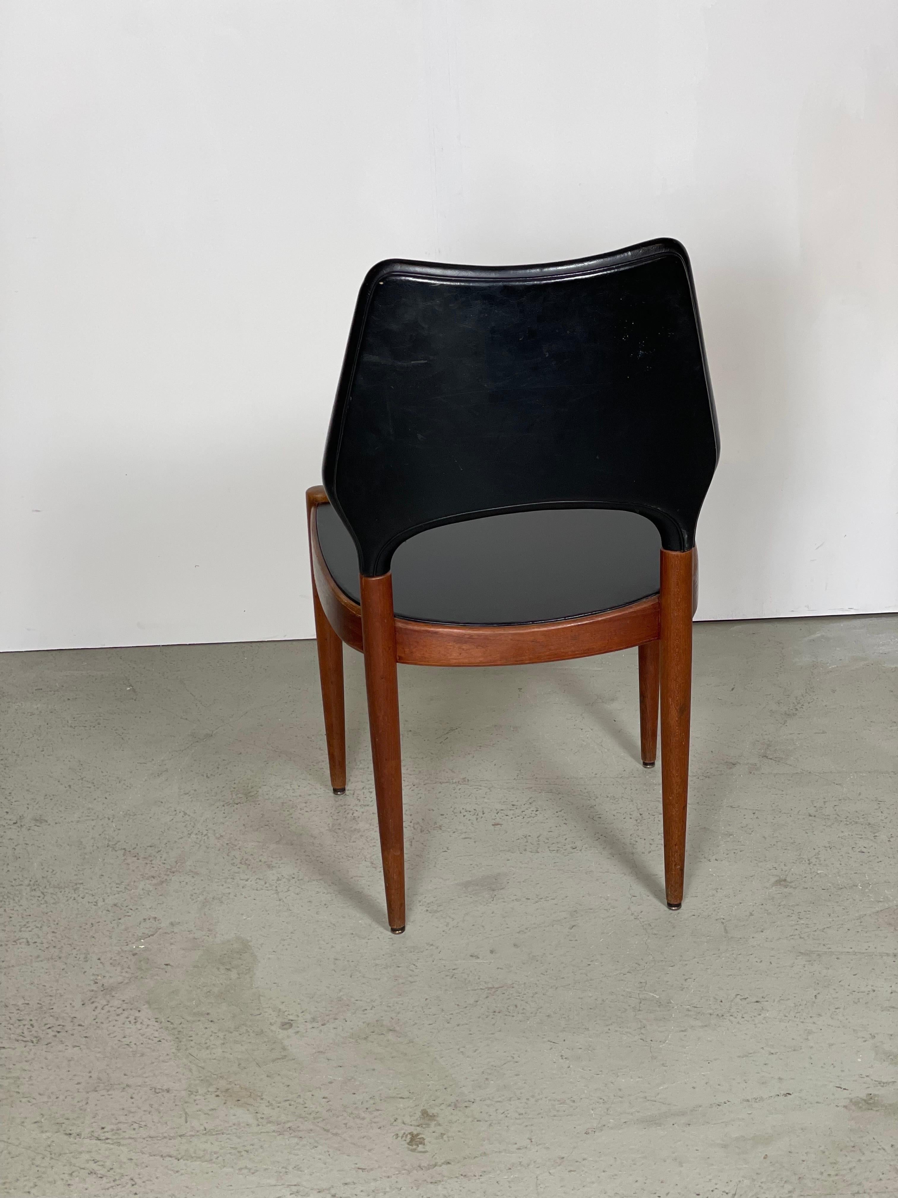 Danish Teak Dining Chairs by Arne Hovmand Olsen for Mogens Kold For Sale 9