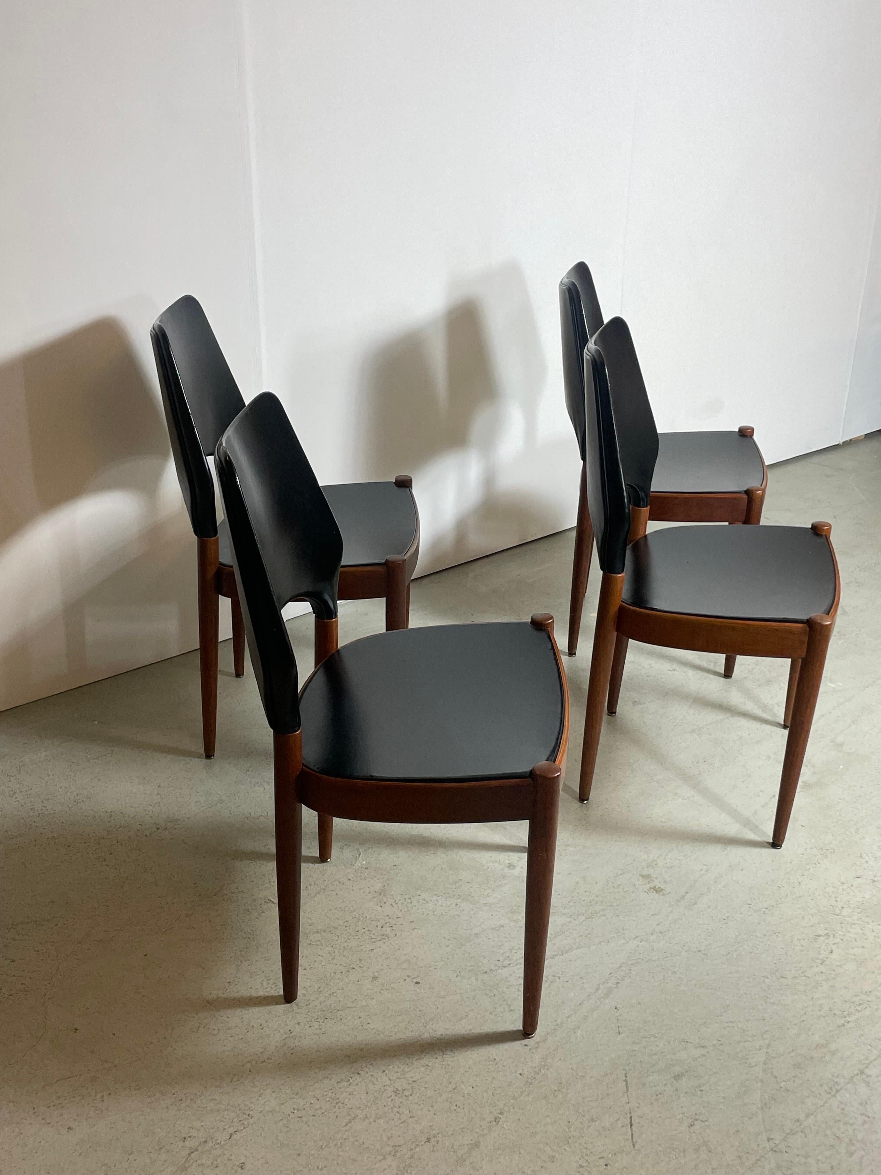Danish Teak Dining Chairs by Arne Hovmand Olsen for Mogens Kold For Sale 13