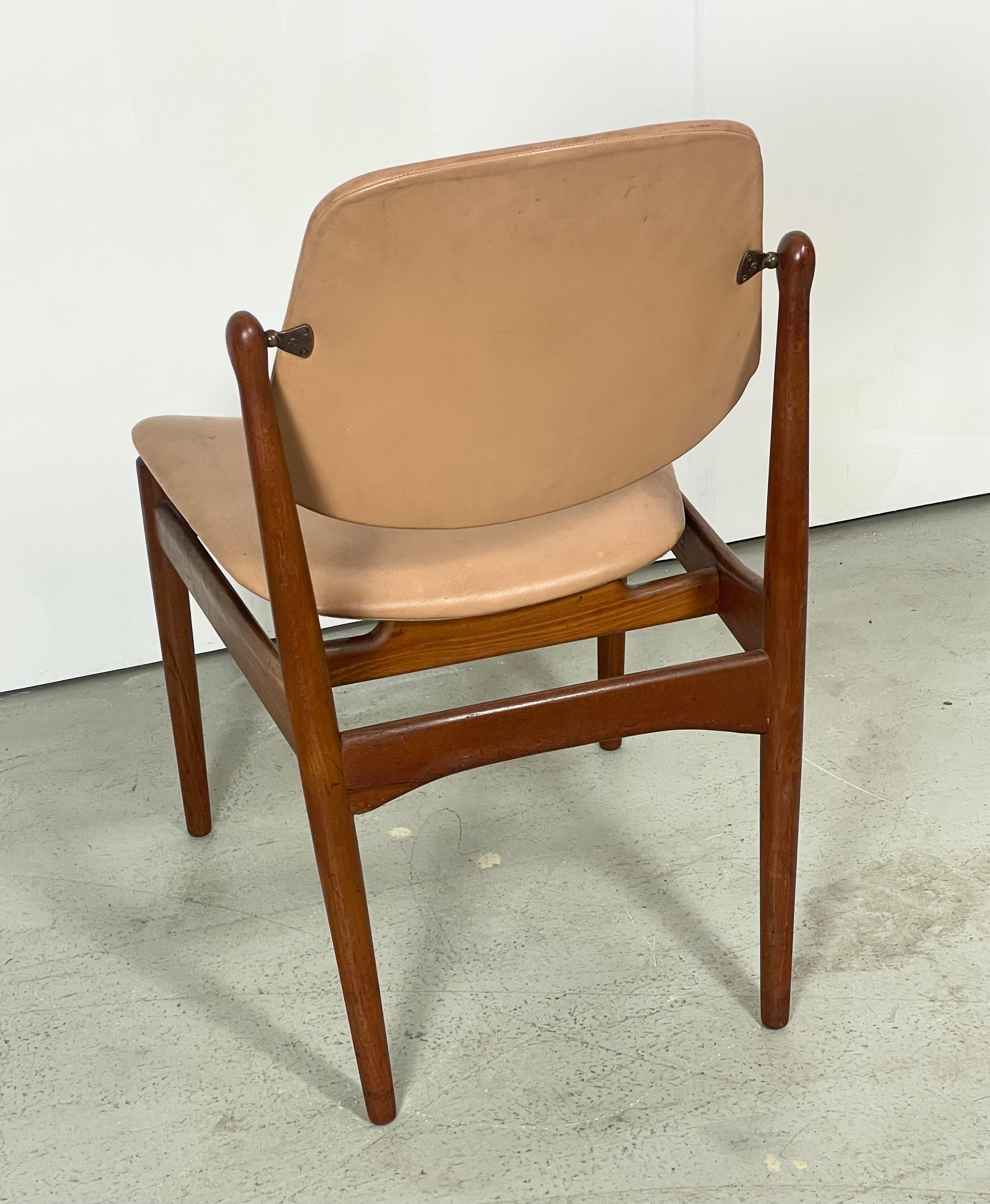Danish Teak Dining Chairs by Arne Vodder, 1950s  For Sale 3