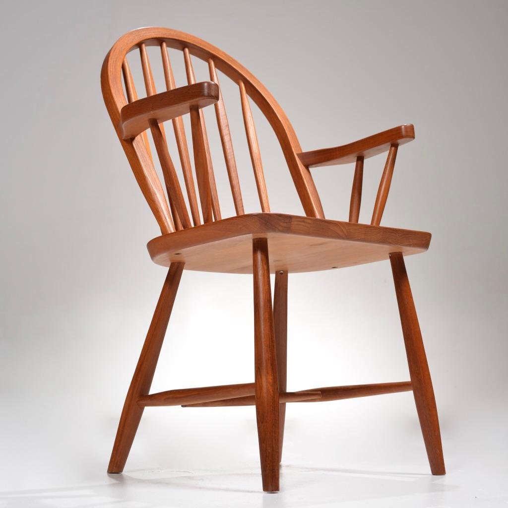 Late 20th Century Danish Teak Dining Chairs by Erik Ole Jørgensen for Tarm Stole For Sale