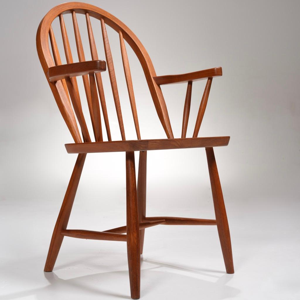 Late 20th Century Danish Teak Dining Chairs by Erik Ole Jørgensen for Tarm Stole For Sale