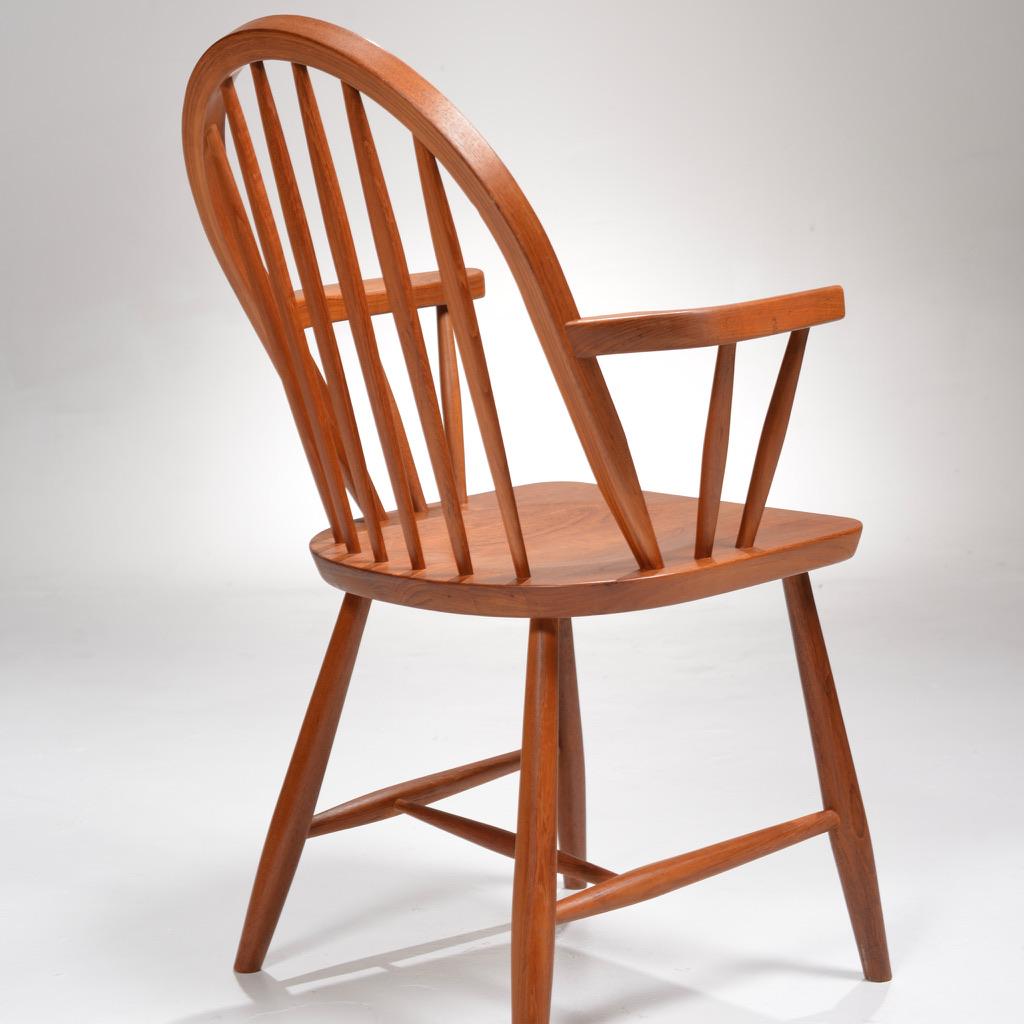 Danish Teak Dining Chairs by Erik Ole Jørgensen for Tarm Stole For Sale 2