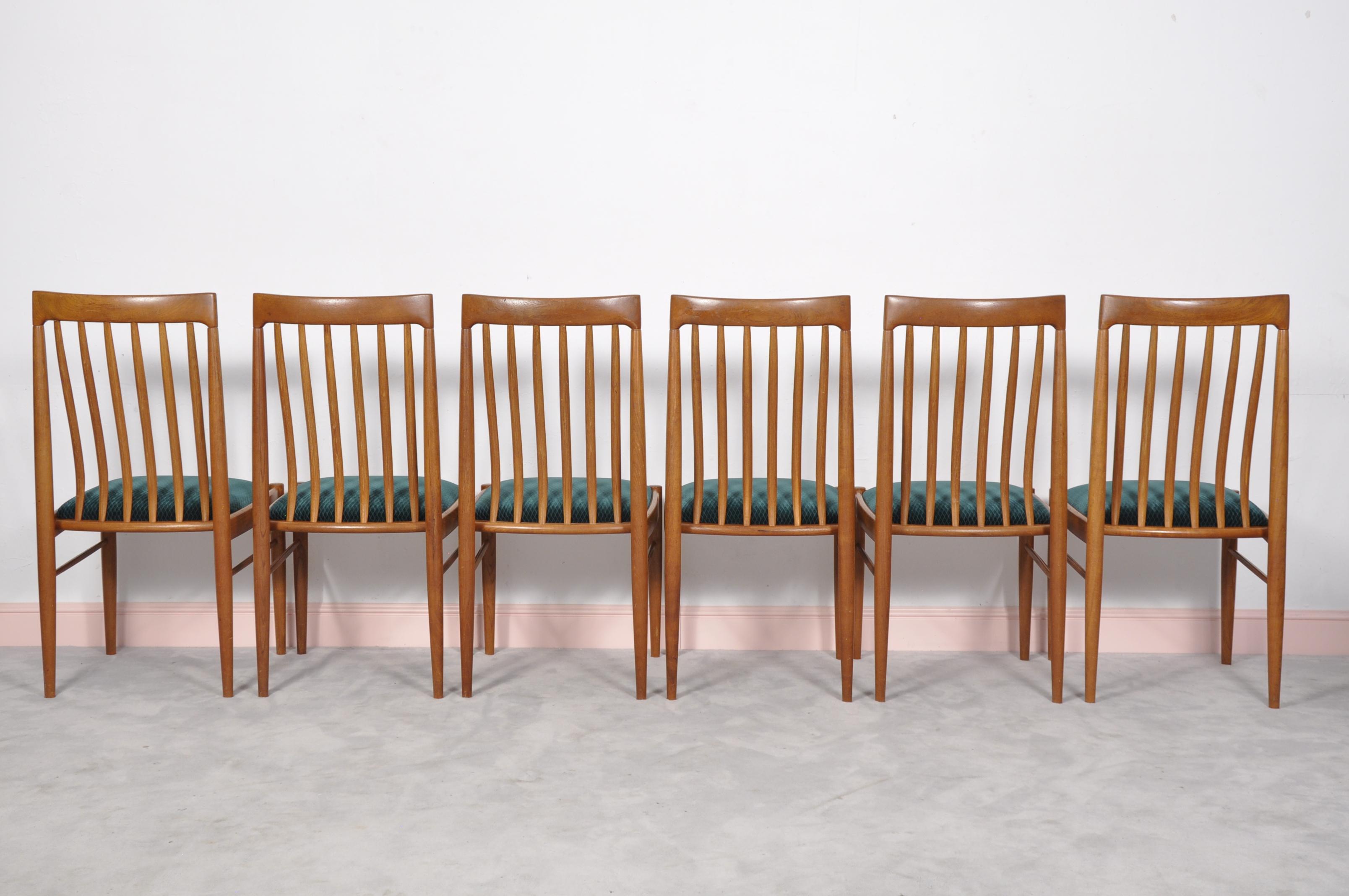 Danish Teak Dining Chairs by H. Klein for Bramin 1960s, Set of Six In Excellent Condition In Bucharest, RO
