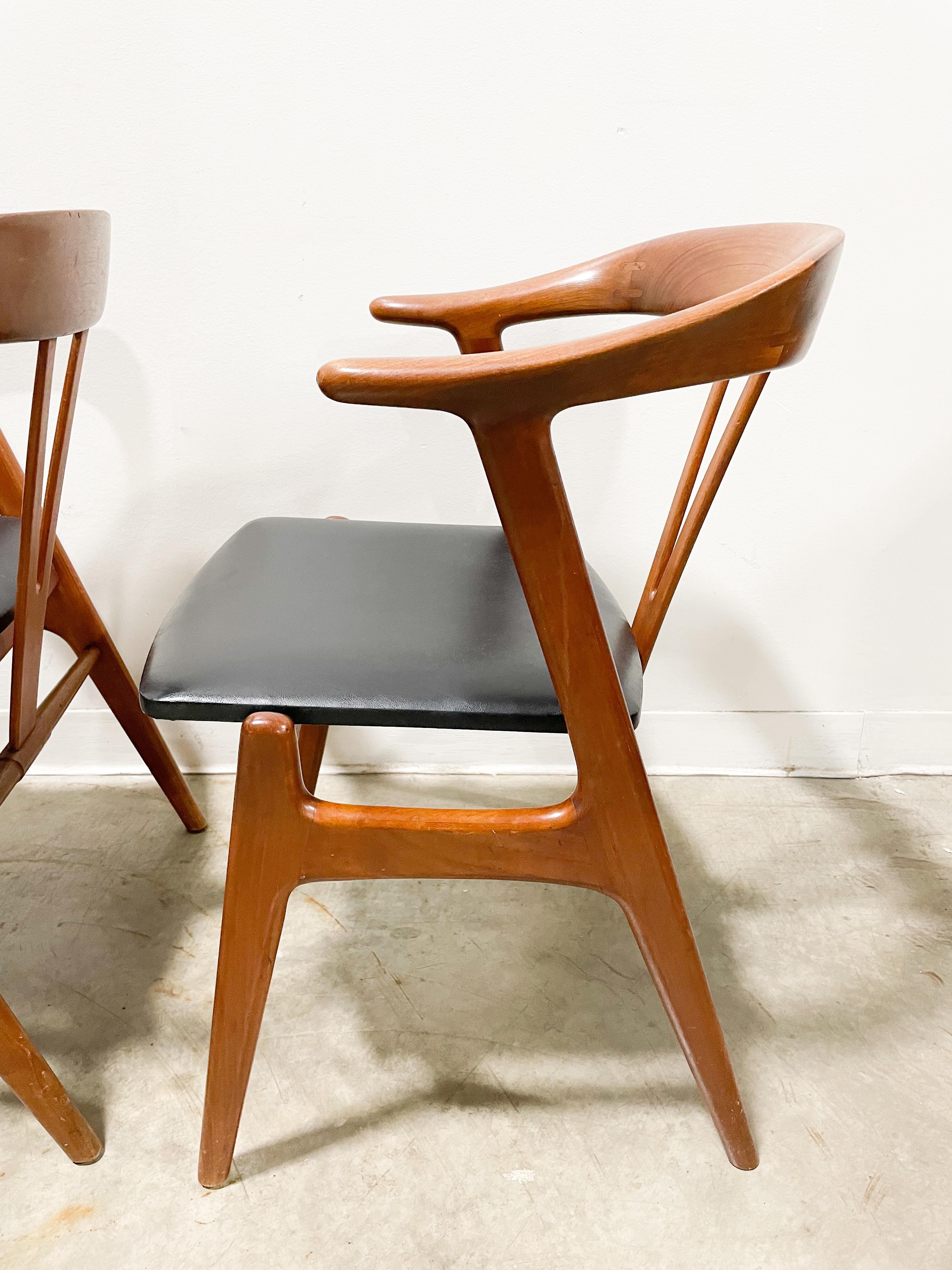 Danish Teak Dining Chairs by Tobjorn Afdal 4