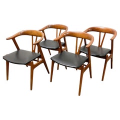 Danish Teak Dining Chairs by Tobjorn Afdal