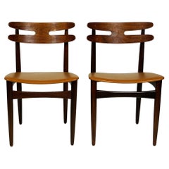  Danish Teak Dining Chairs Mod. 178 by Johannes Andersen for Bramin