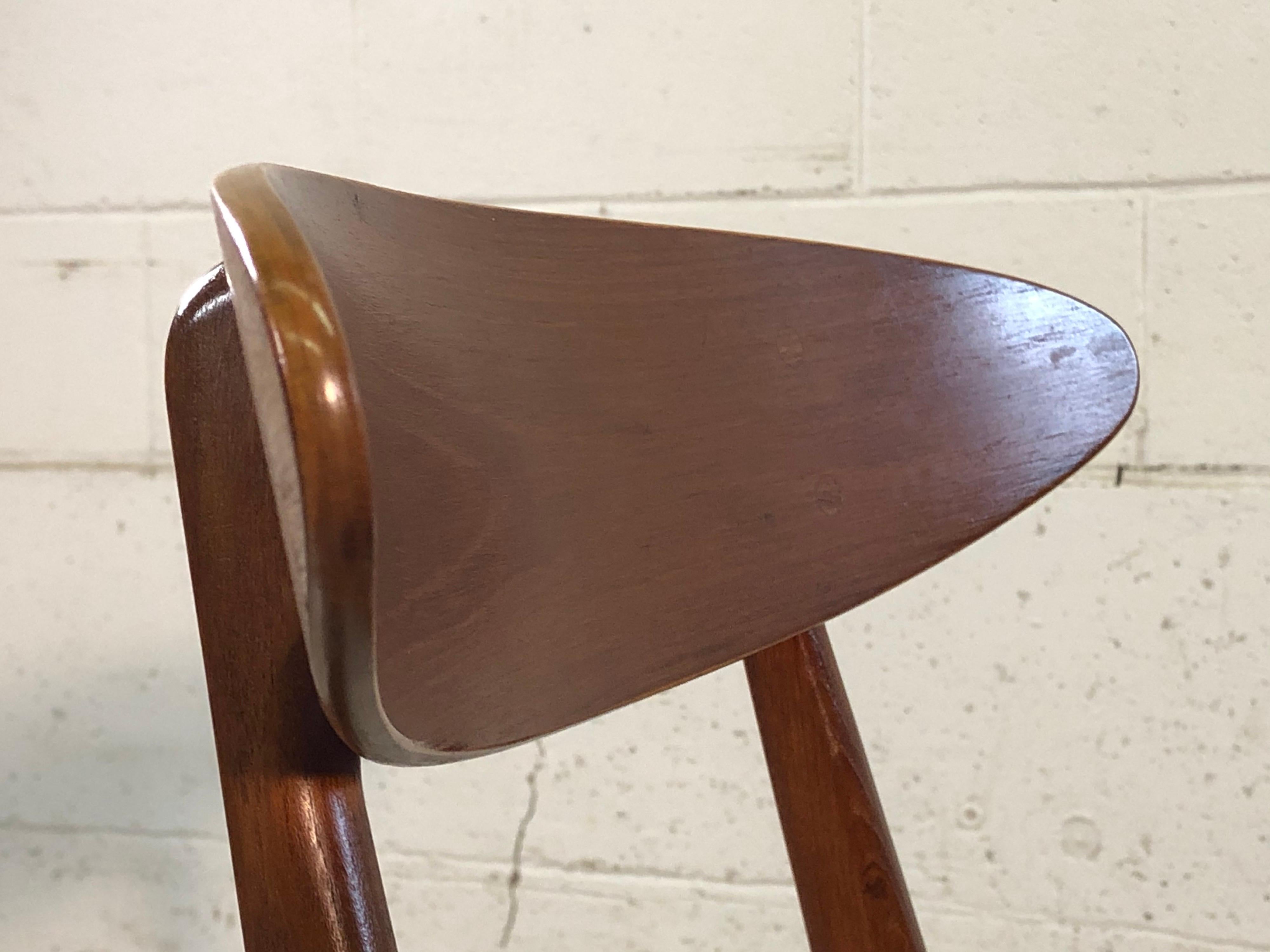 Sedie da pranzo danesi in teak modello 402 di Vilhelm Wohlert per Soborg, set di 8 pezzi in vendita 1