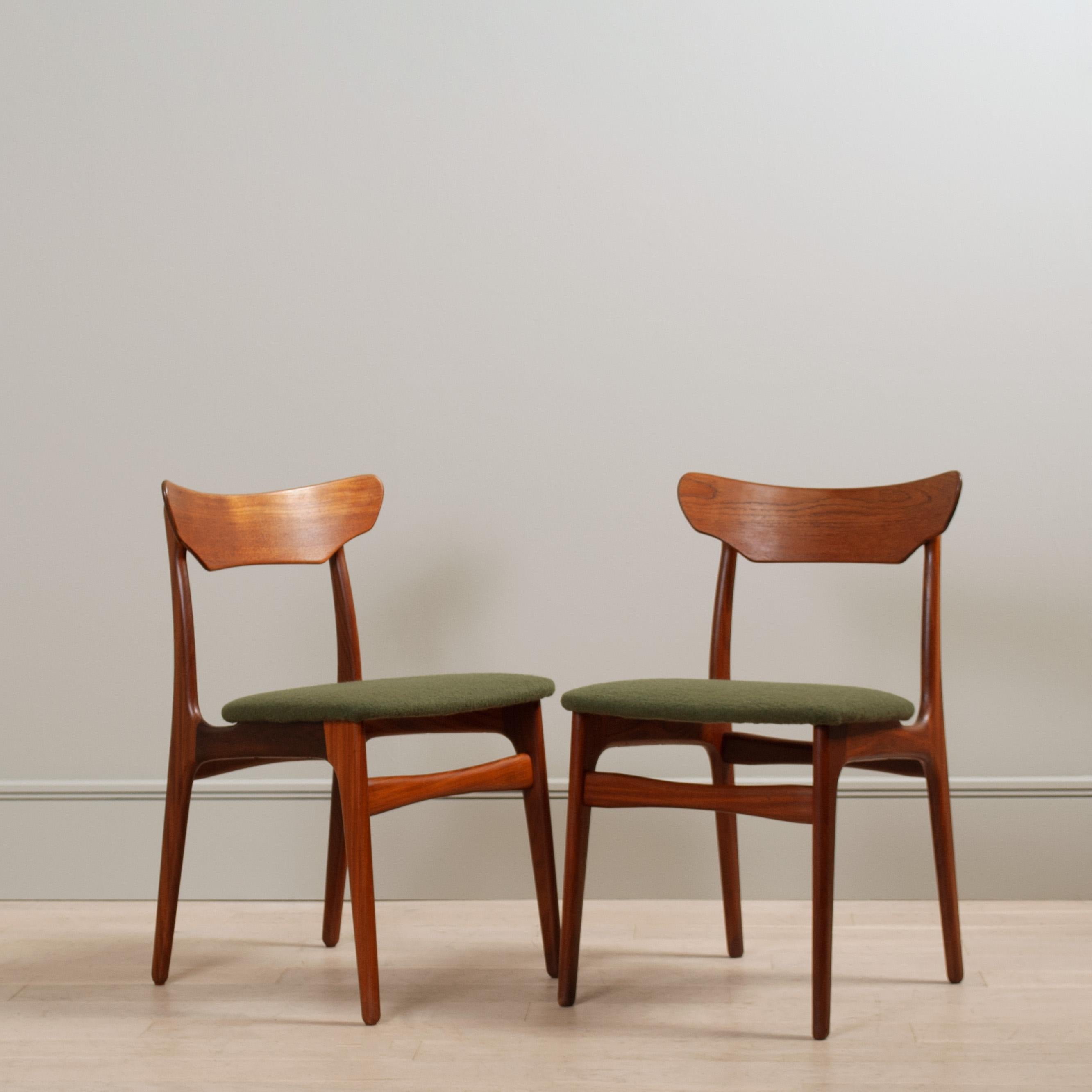 20th Century Danish Teak Dining Chairs, Randers, 1960 For Sale
