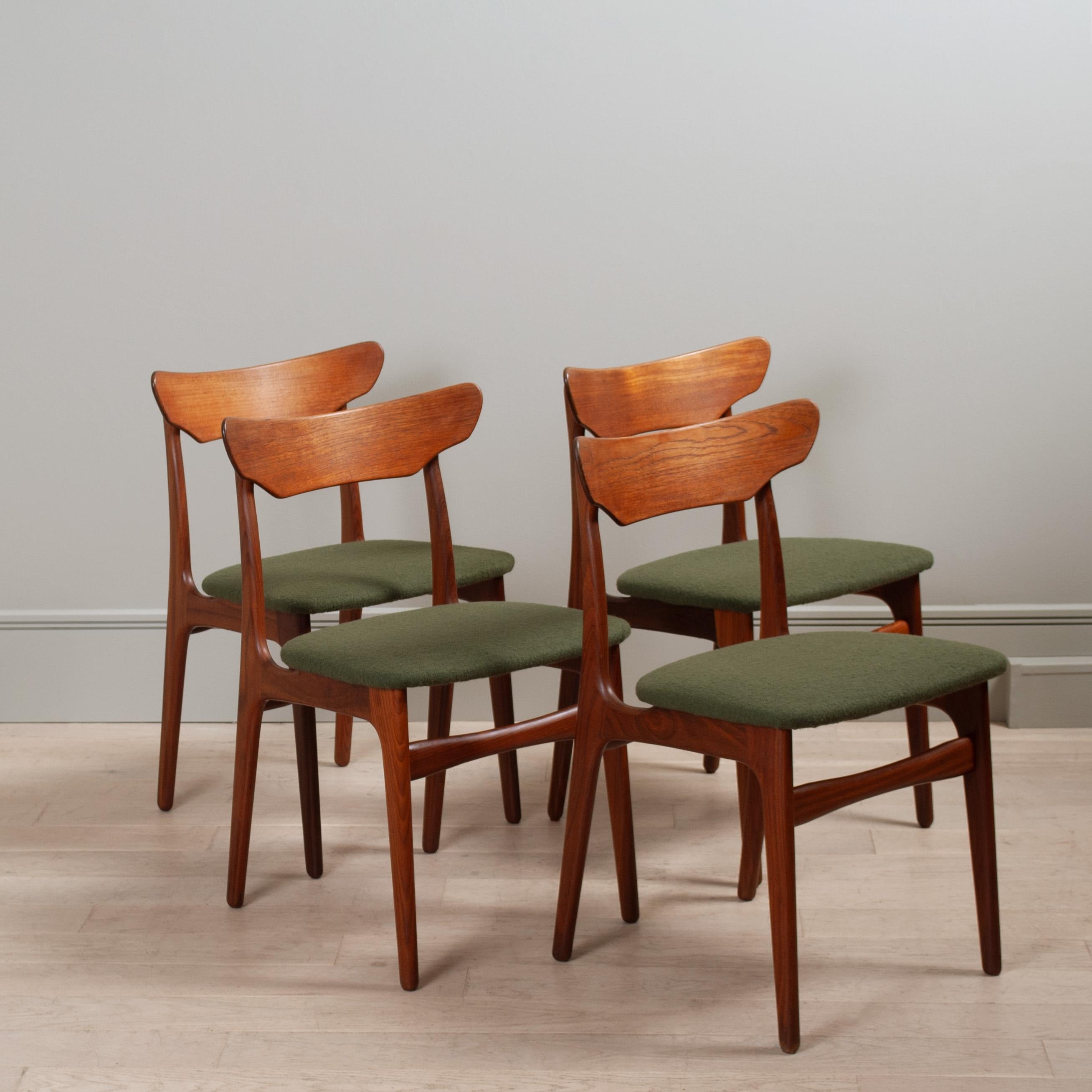 Danish Teak Dining Chairs, Randers, 1960 For Sale 2