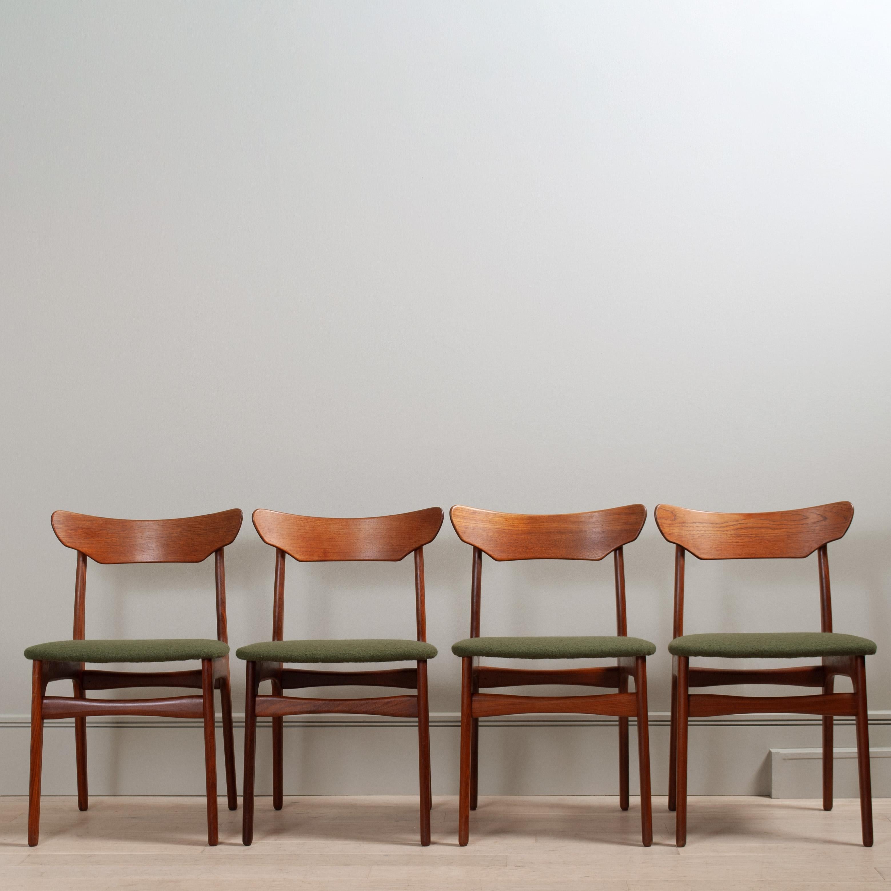 Danish Teak Dining Chairs, Randers, 1960 For Sale 3