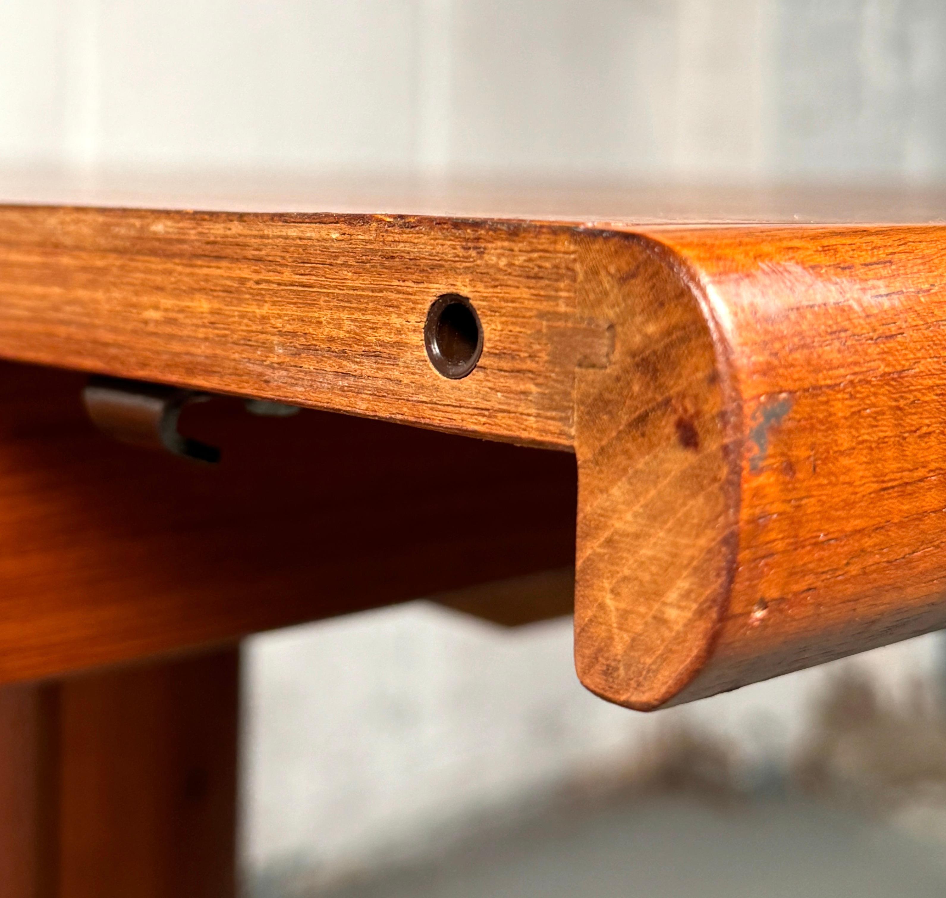 Danish Teak Dining Room Table By Rasmus im Angebot 7