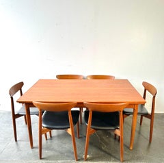 Danish Teak Dining Table and Chairs by Harry Ostergaard for Randers Mobelfabrik