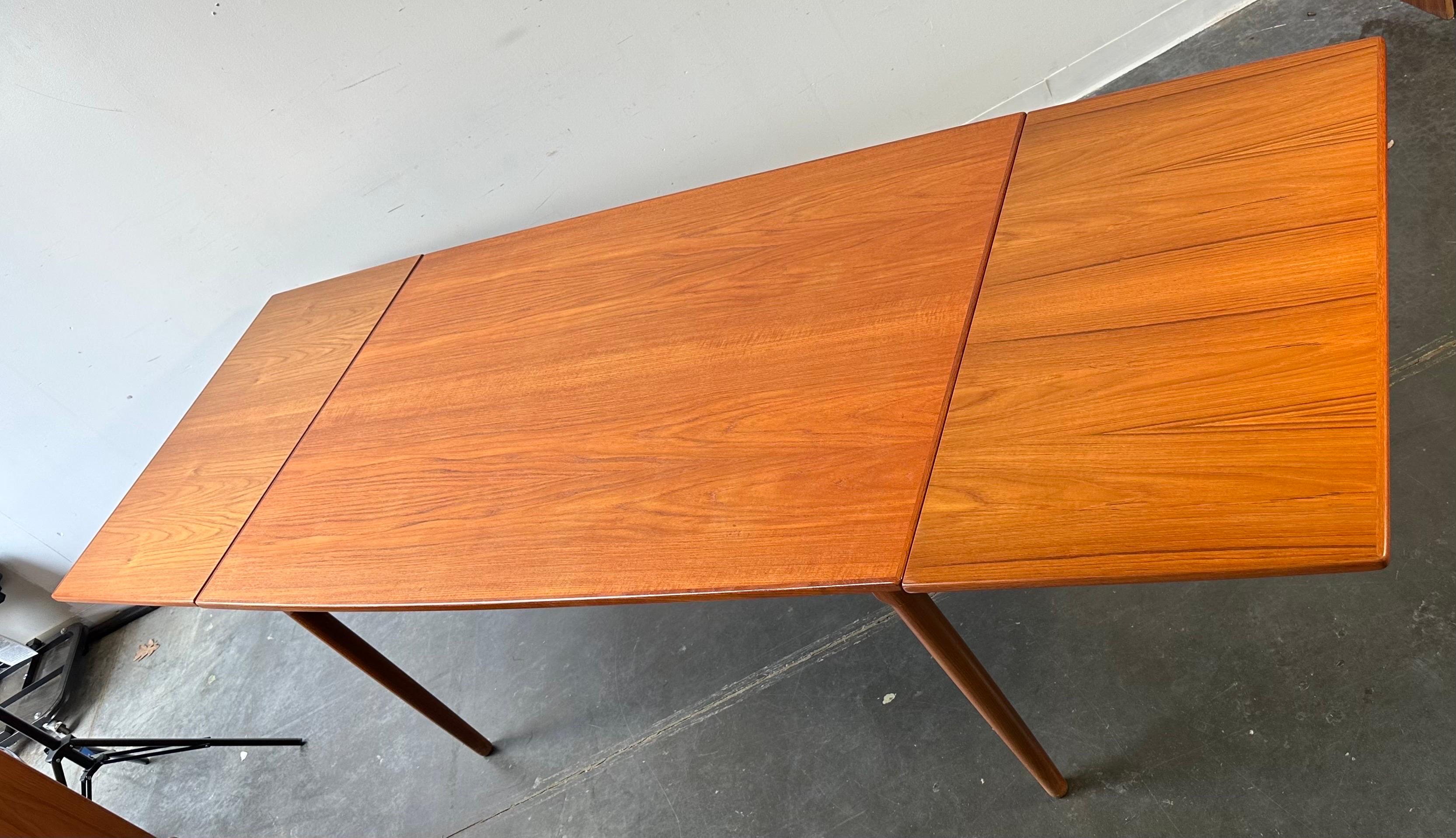 Danish Teak Dining Table and Chairs by Harry Ostergaard for Randers Mobelfabrik 1
