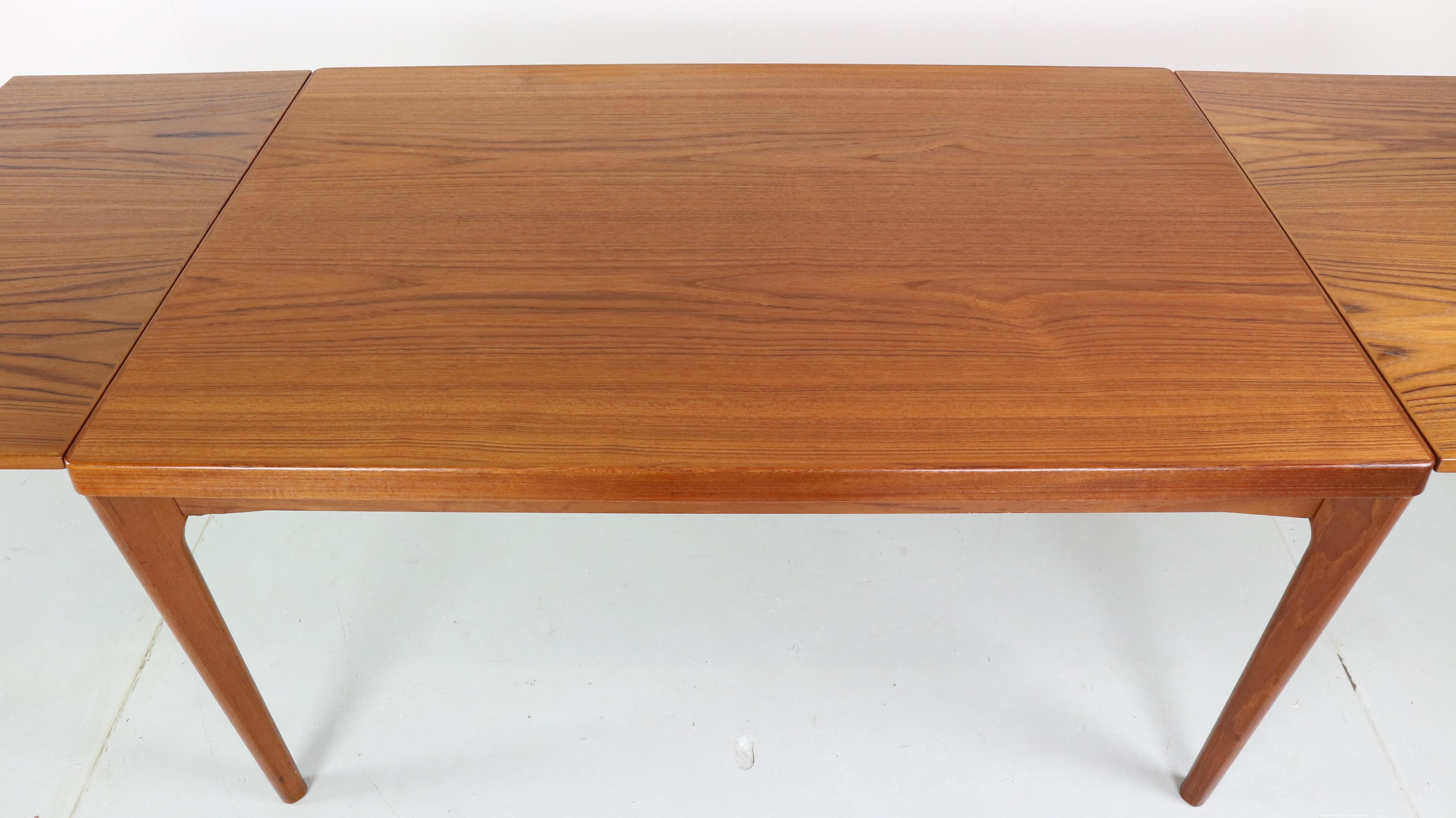 Danish Teak Dining Table by Henning Kaerjnulf for Vejle Stole 1