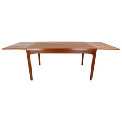 Danish Teak Dining Table by Henning Kaerjnulf for Vejle Stole