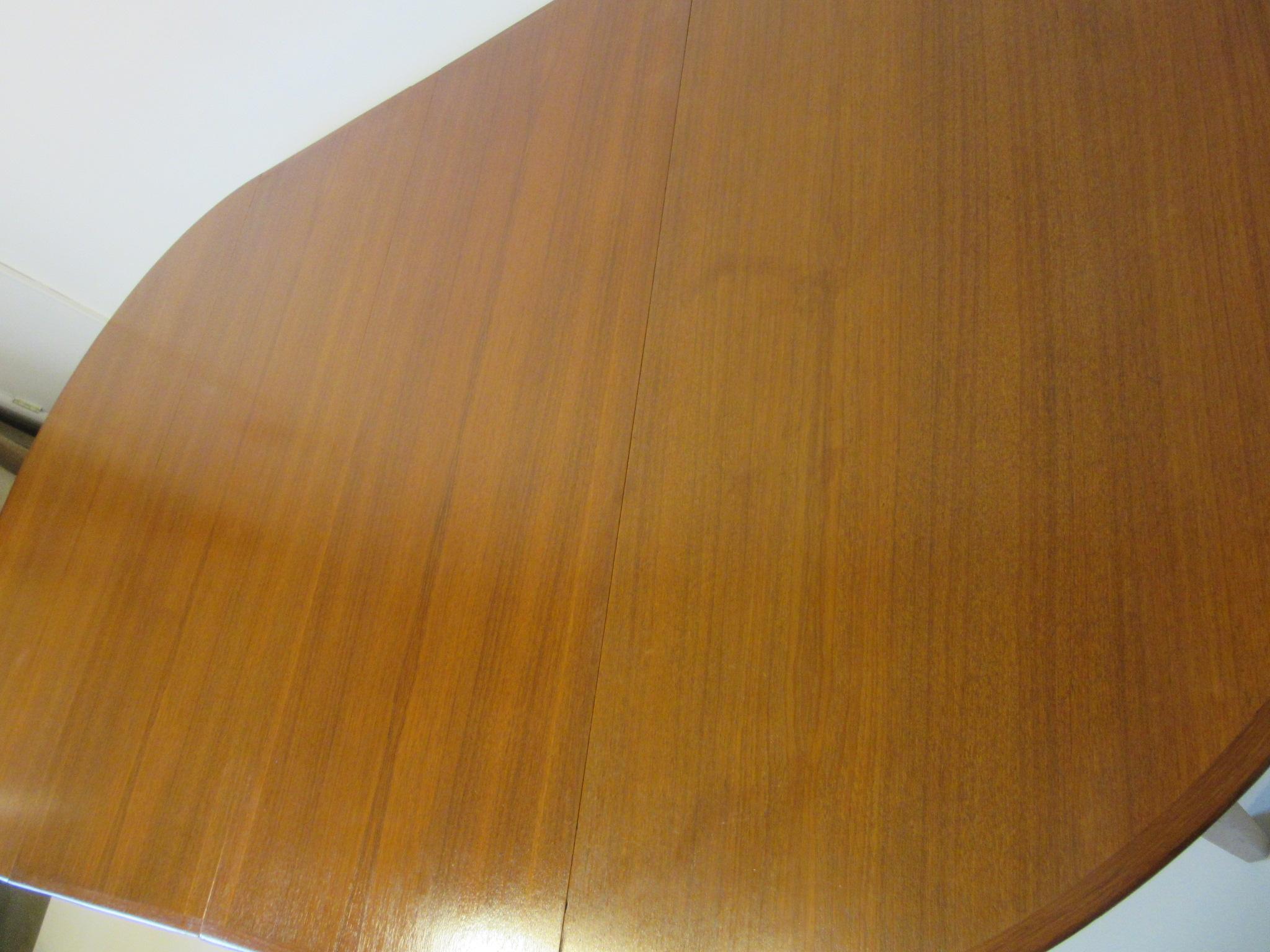 Danish Teak Dining Table by Ole Hald for Gudme Mobelfabrik 1