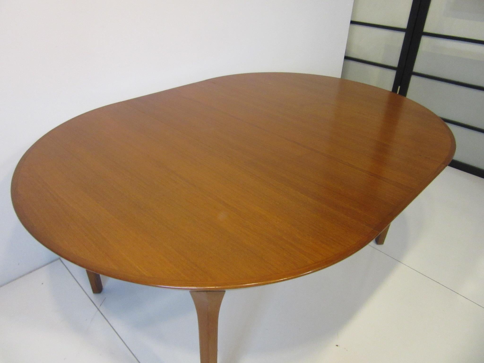 Danish Teak Dining Table by Ole Hald for Gudme Mobelfabrik 2