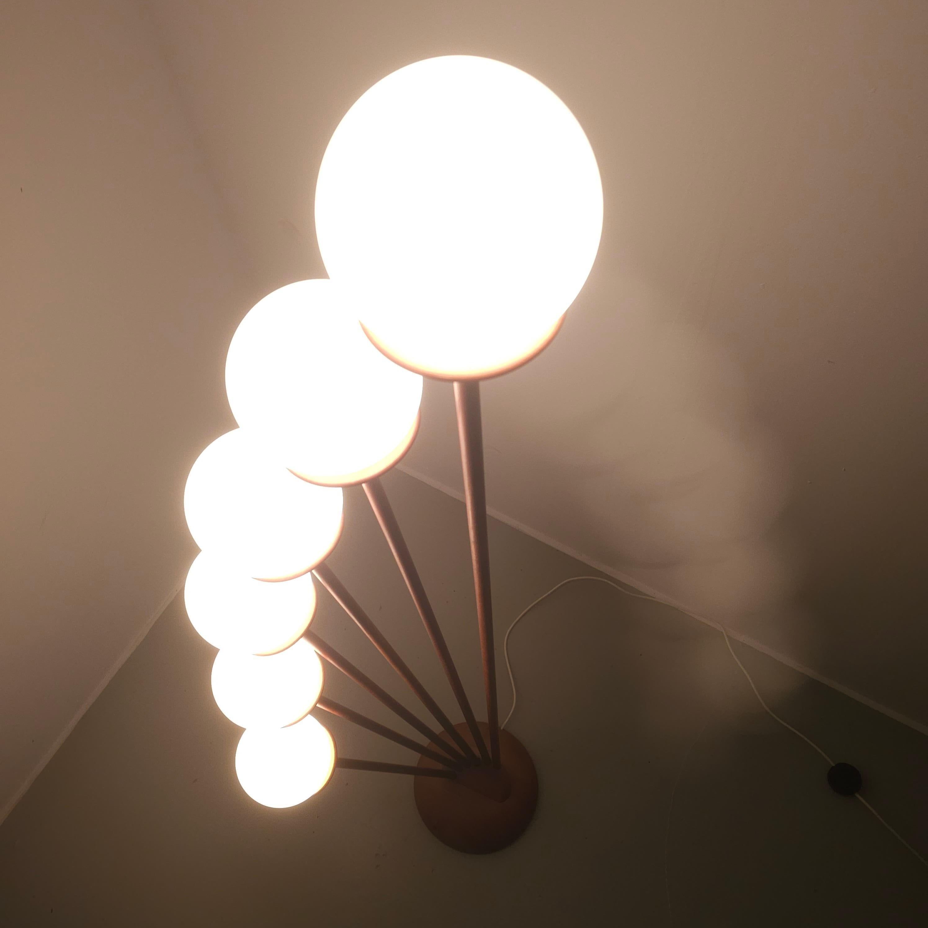 Dänische Teakholz-Stehlampe Domus, Stehlampe im Angebot 13