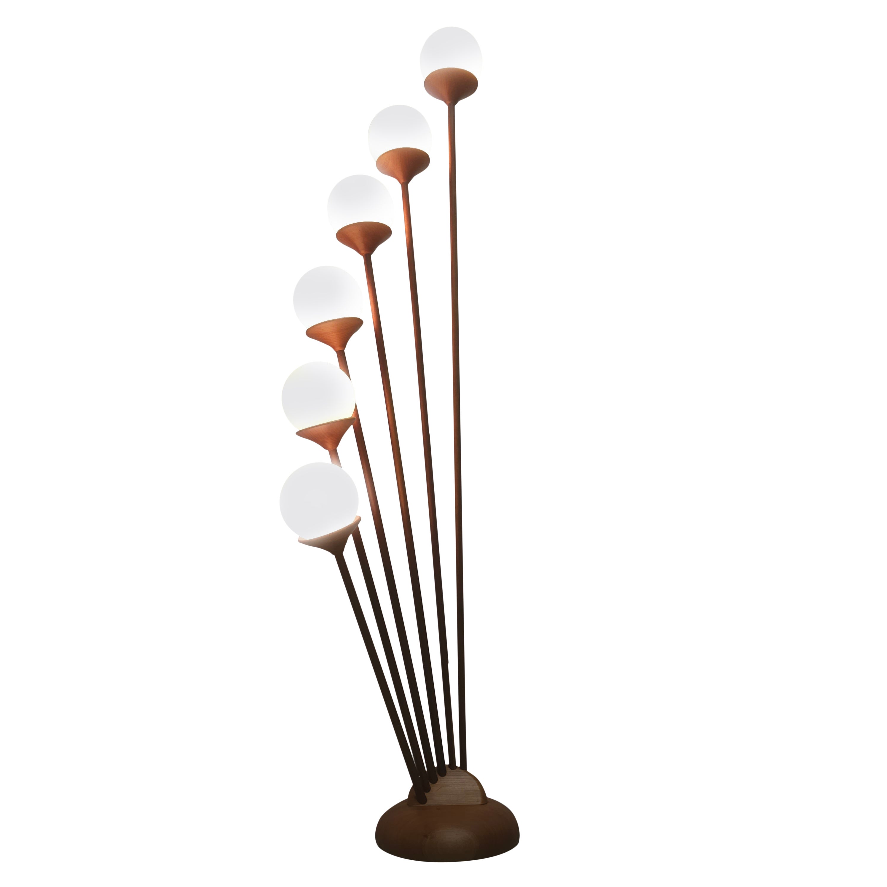 Teak danese, Domus, lampada da terra in vendita