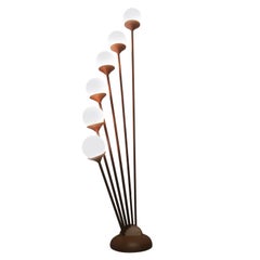 Teak danese, Domus, lampada da terra