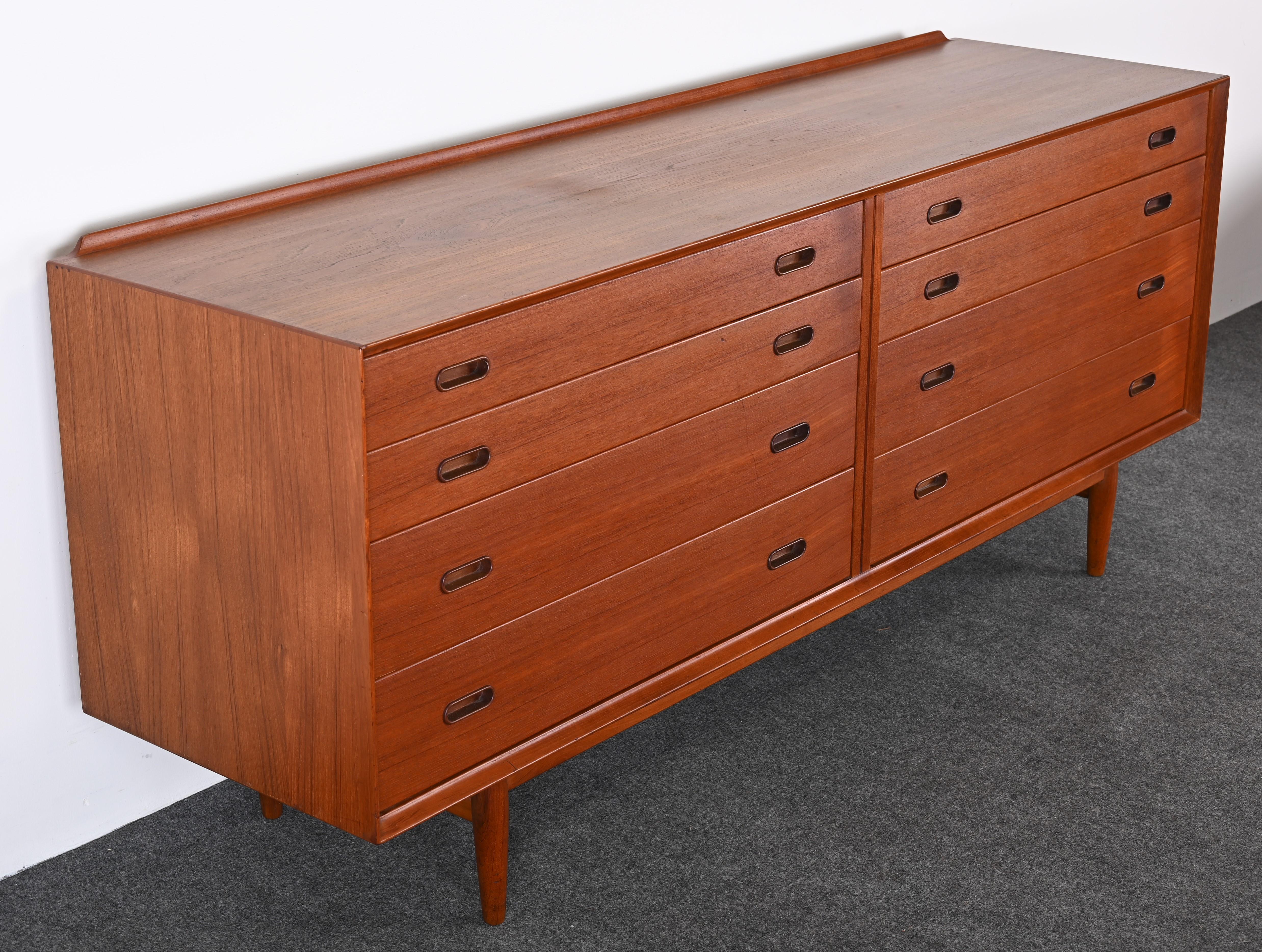 Danish Teak Dresser by Arne Vodder, 1950s 6