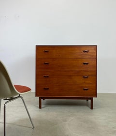Danish teak dresser with chest of drawers by Hvidt & Mølgaard 1950s
