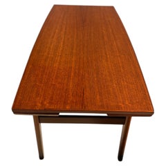 Danish Teak Drop-Leaf Table — Københavnerbord — Denmark, 1960s