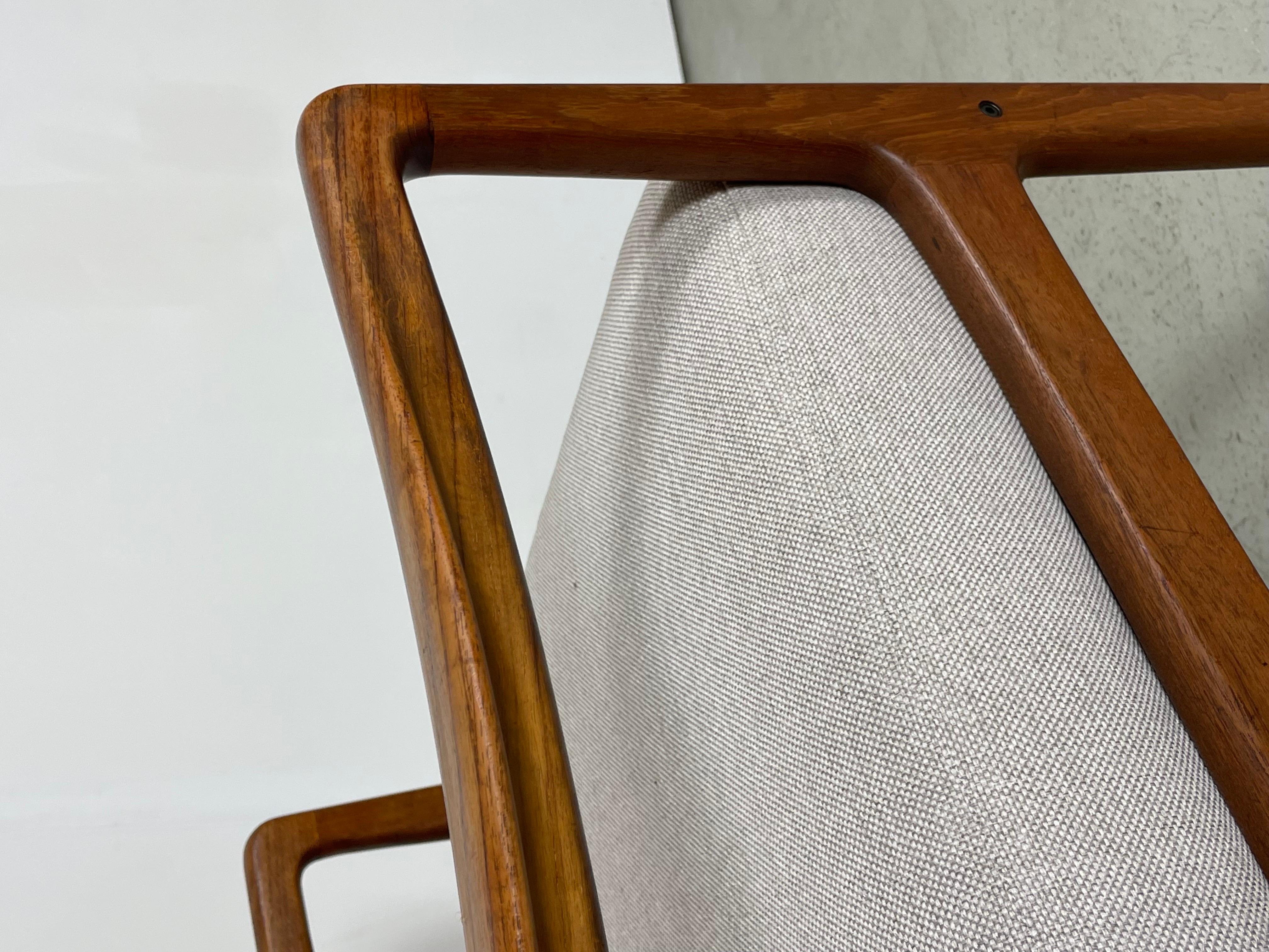 Danish Teak Easy Chair by Ole Wanscher, 1950s For Sale 2