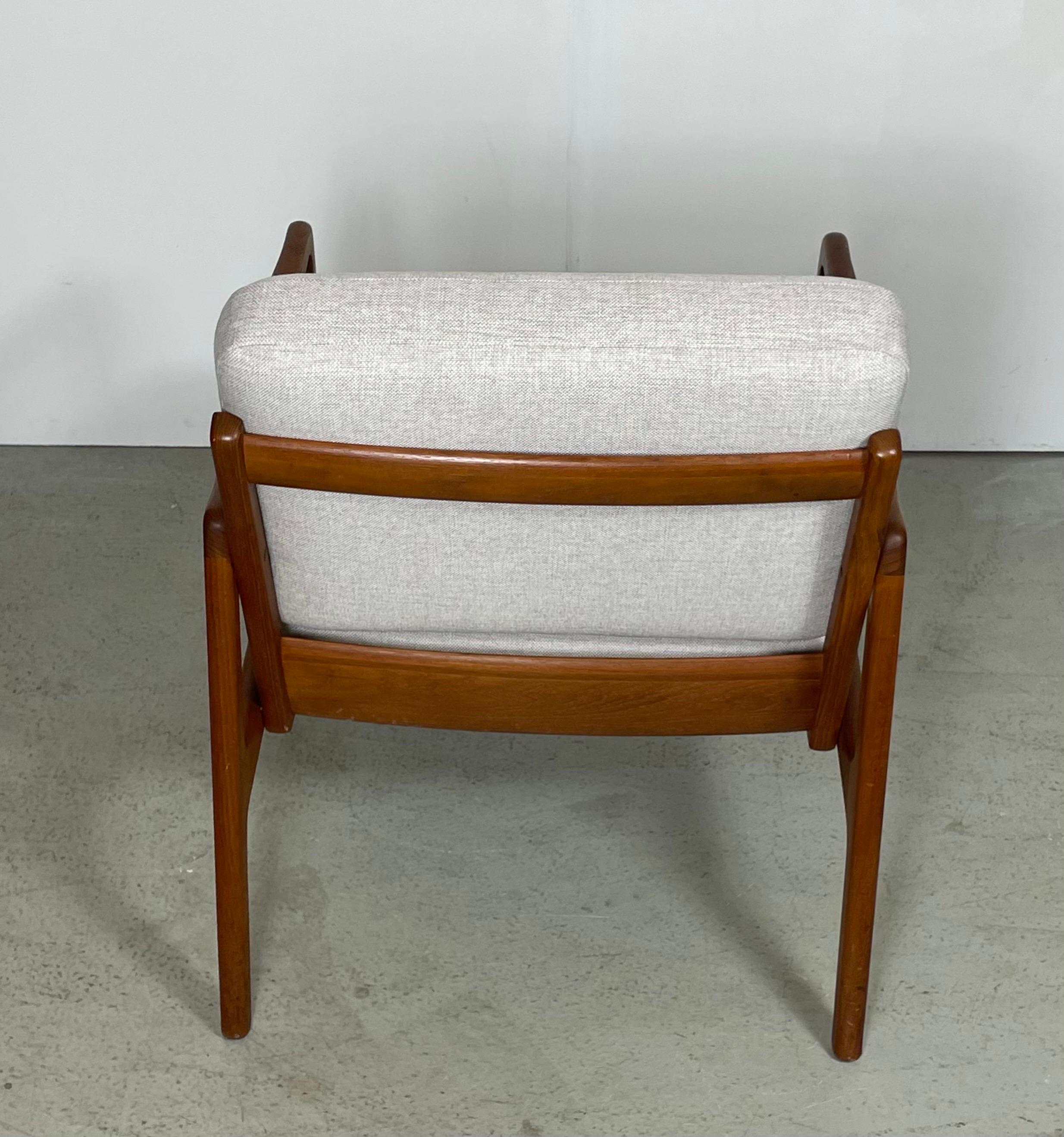 Danish Teak Easy Chair by Ole Wanscher, 1950s For Sale 3