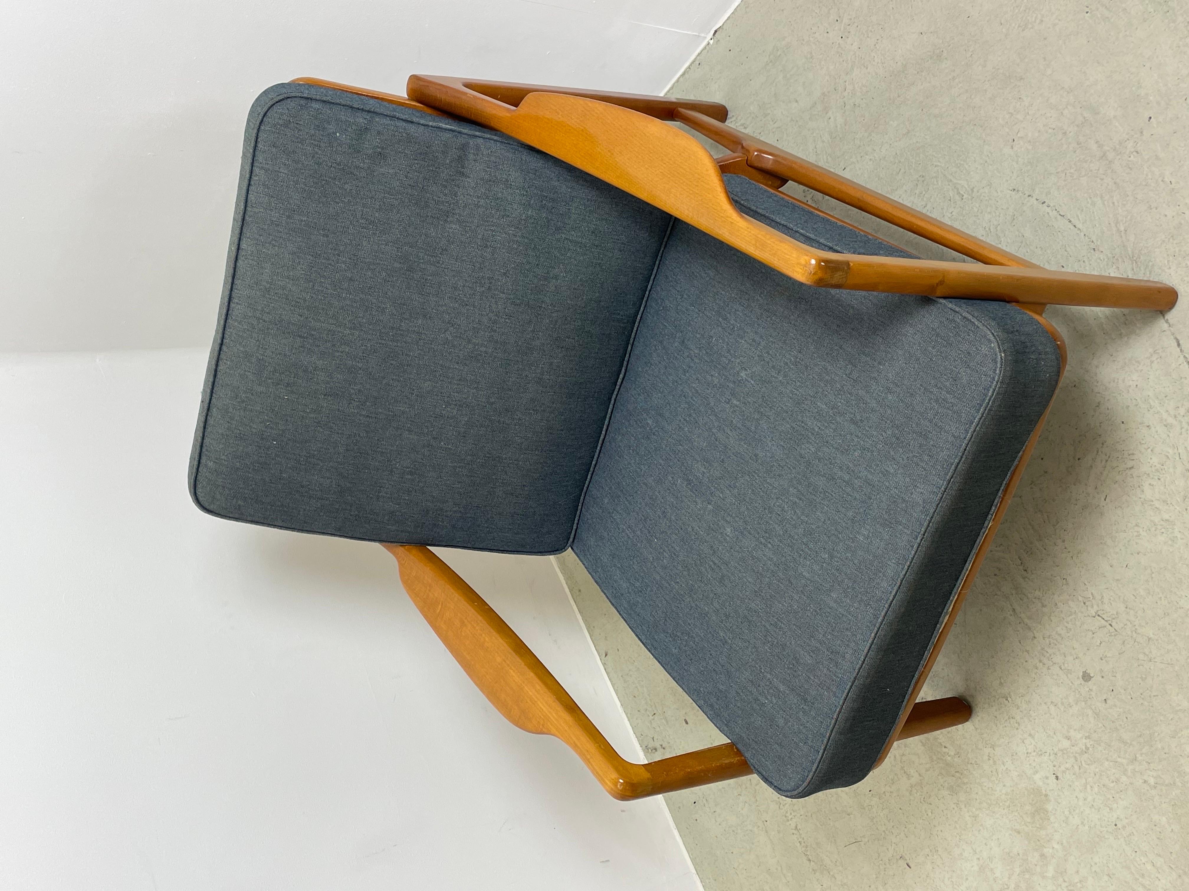 20th Century Danish Teak Easy Chair by Tove & Edvard Kindt-Larsen Model FD-117 For Sale